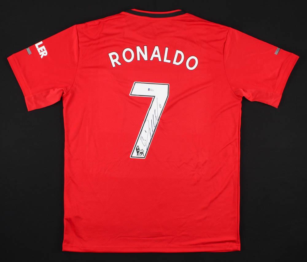 RONALDO SIGNED MANCHESTER UNITED SOCCER JERSEY (BECKETT (1 of 3)