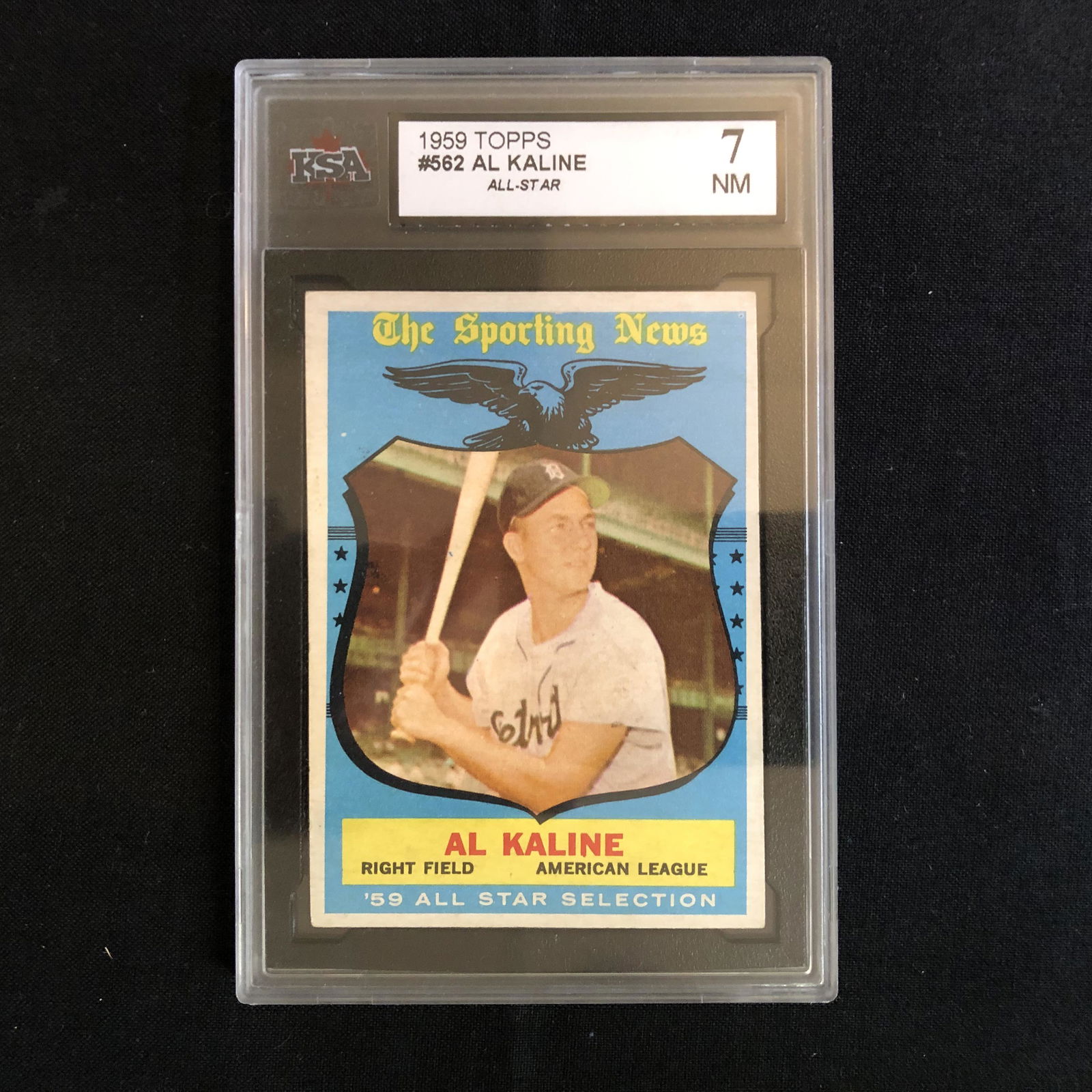 1959 TOPPS #562 AL KALINE All-Star (7 NM) (1 of 2)