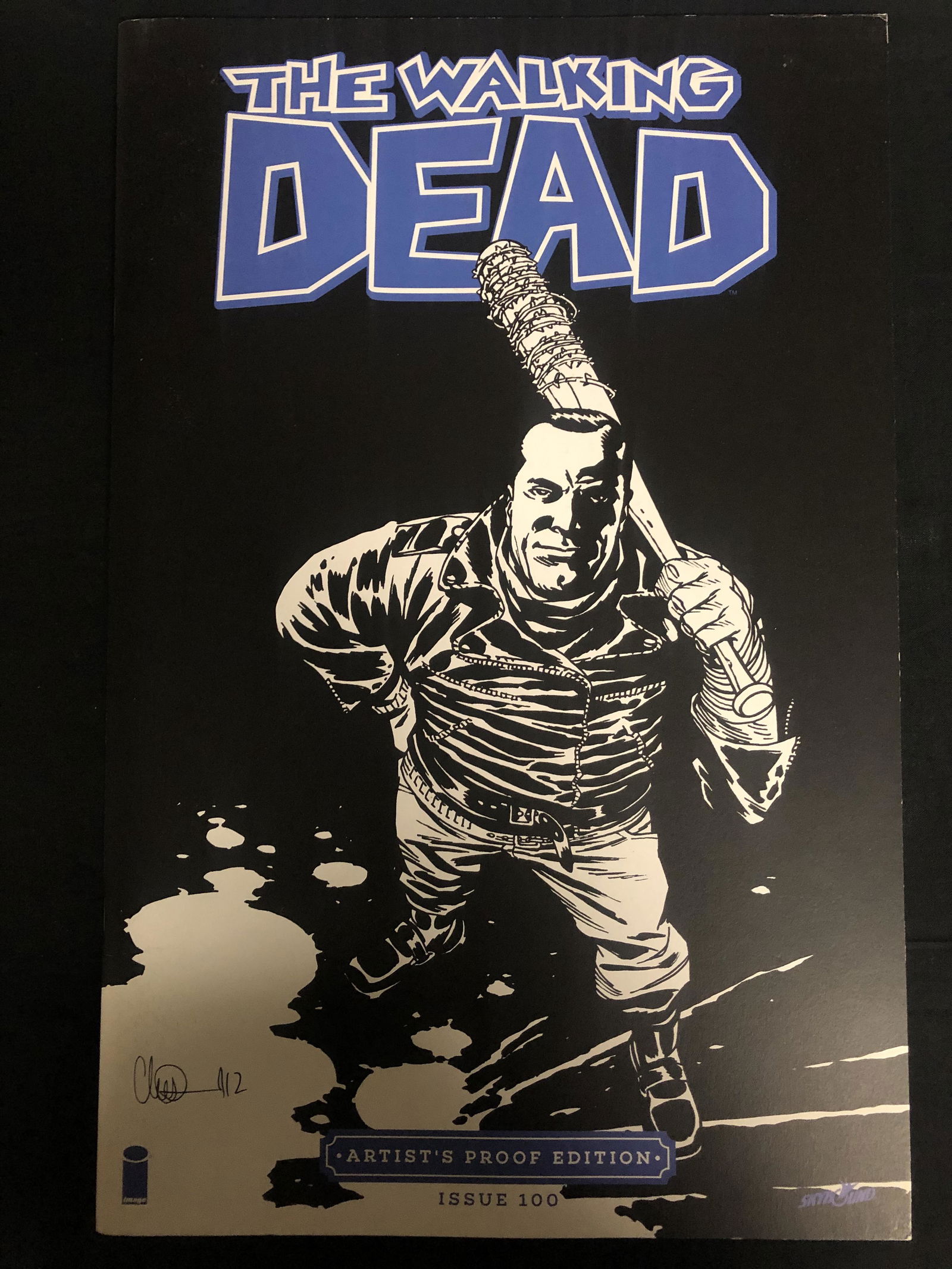 THE WALKING DEAD Issue 100 (IMAGE COMICS) Artist's Proo (1 of 1)