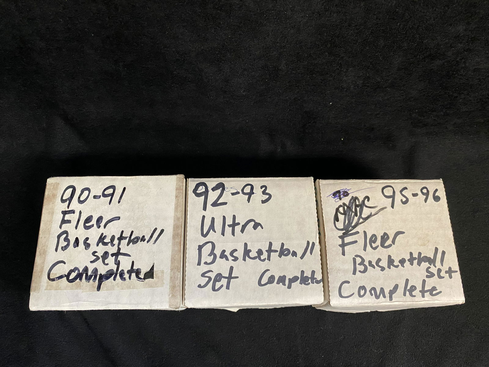 1990s FLEER BASKETBALL CARD SETS (3 COMPLETE SETS) (1 of 1)