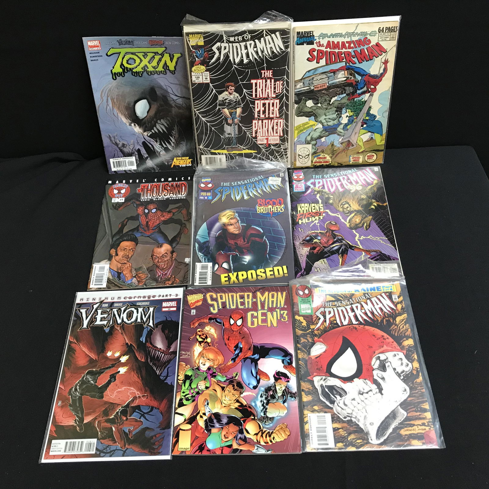 MIXED SPIDER-MAN COMIC BOOK LOT (MARVEL COMICS) (1 of 1)