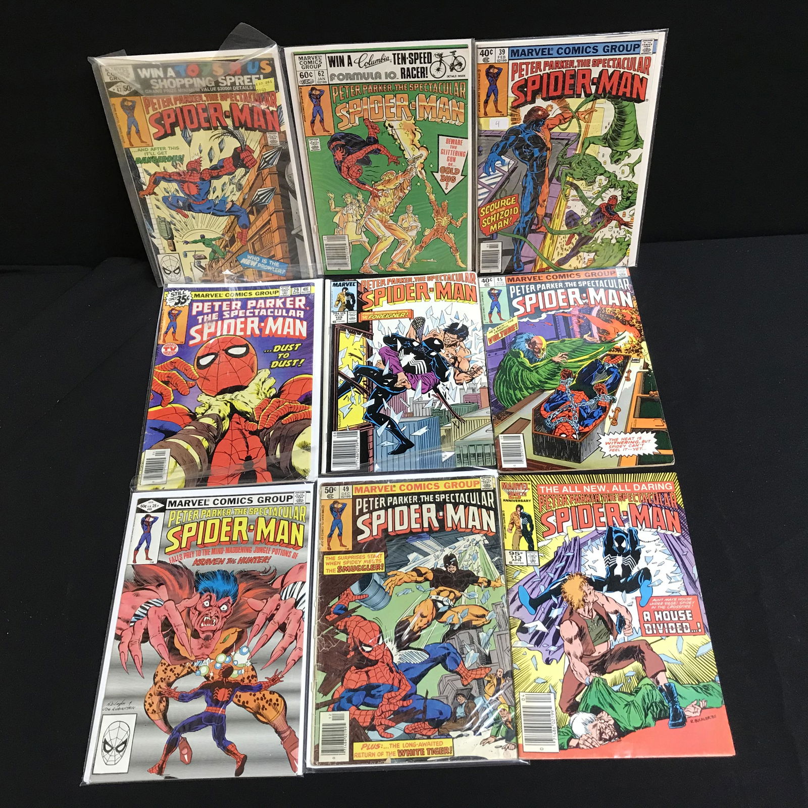 PETER PARKER THE SPECTACULAR SPIDER-MAN COMIC BOOK LOT (1 of 1)