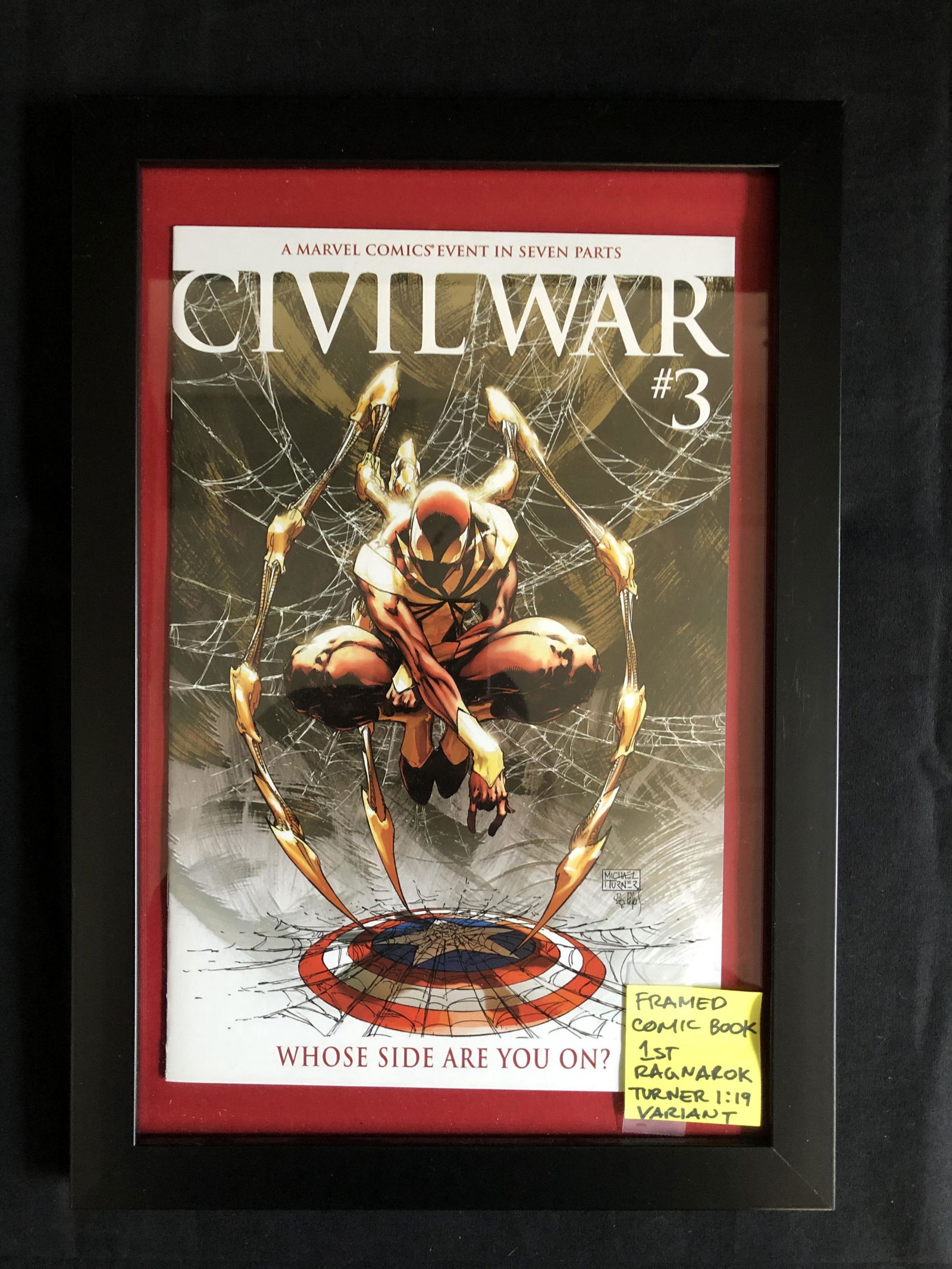 FRAMED COMIC BOOK 1st RAGNAROK TURNER 1:19 VARIANT (1 of 1)