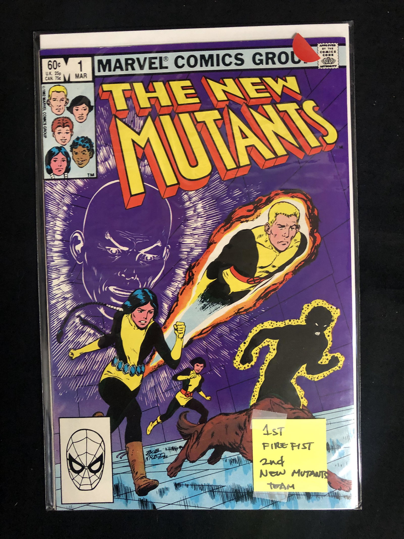 THE NEW MUTANTS #1 (MARVEL COMICS) (1 of 1)