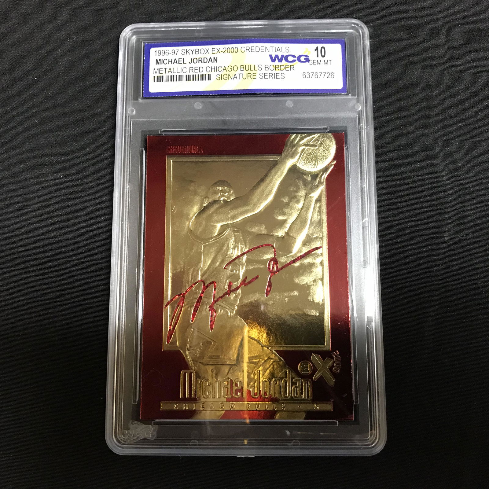 1996-97 SKYBOX EX-2000 CREDENTIALS MICHAEL JORDAN (1 of 1)