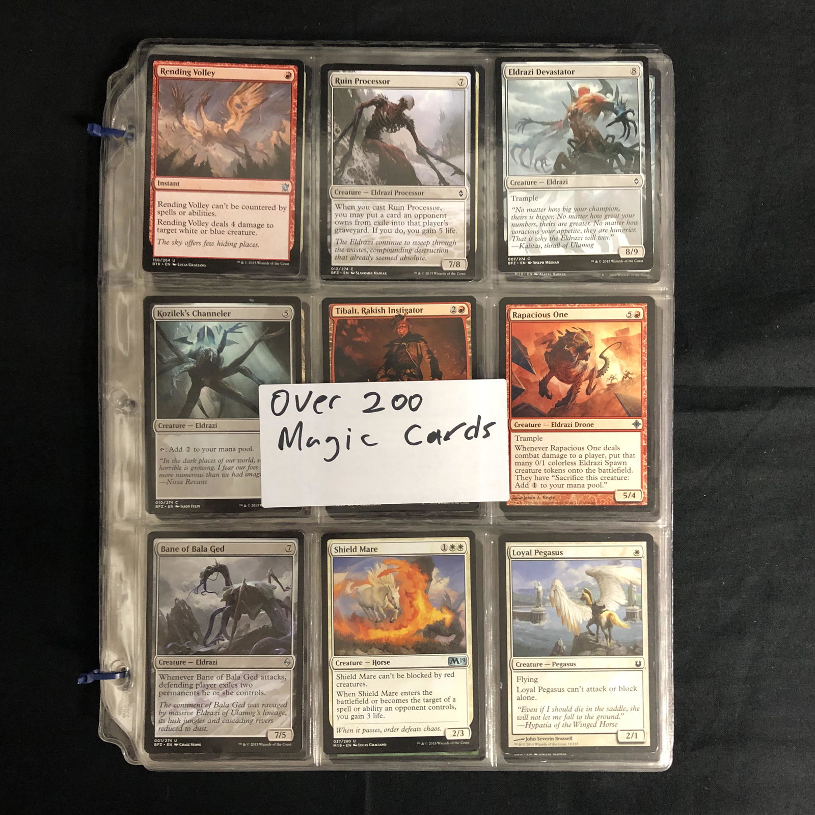 MAGIC THE GATHERING 200 CARD LOT: MAGIC THE GATHERING 200 CARD LOT