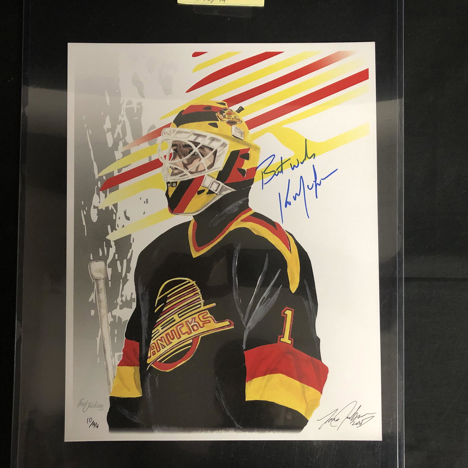 KIRK MCLEAN SIGNED AND NUMBERED PHOTO 10/94: KIRK MCLEAN SIGNED AND NUMBERED PHOTO 10/94