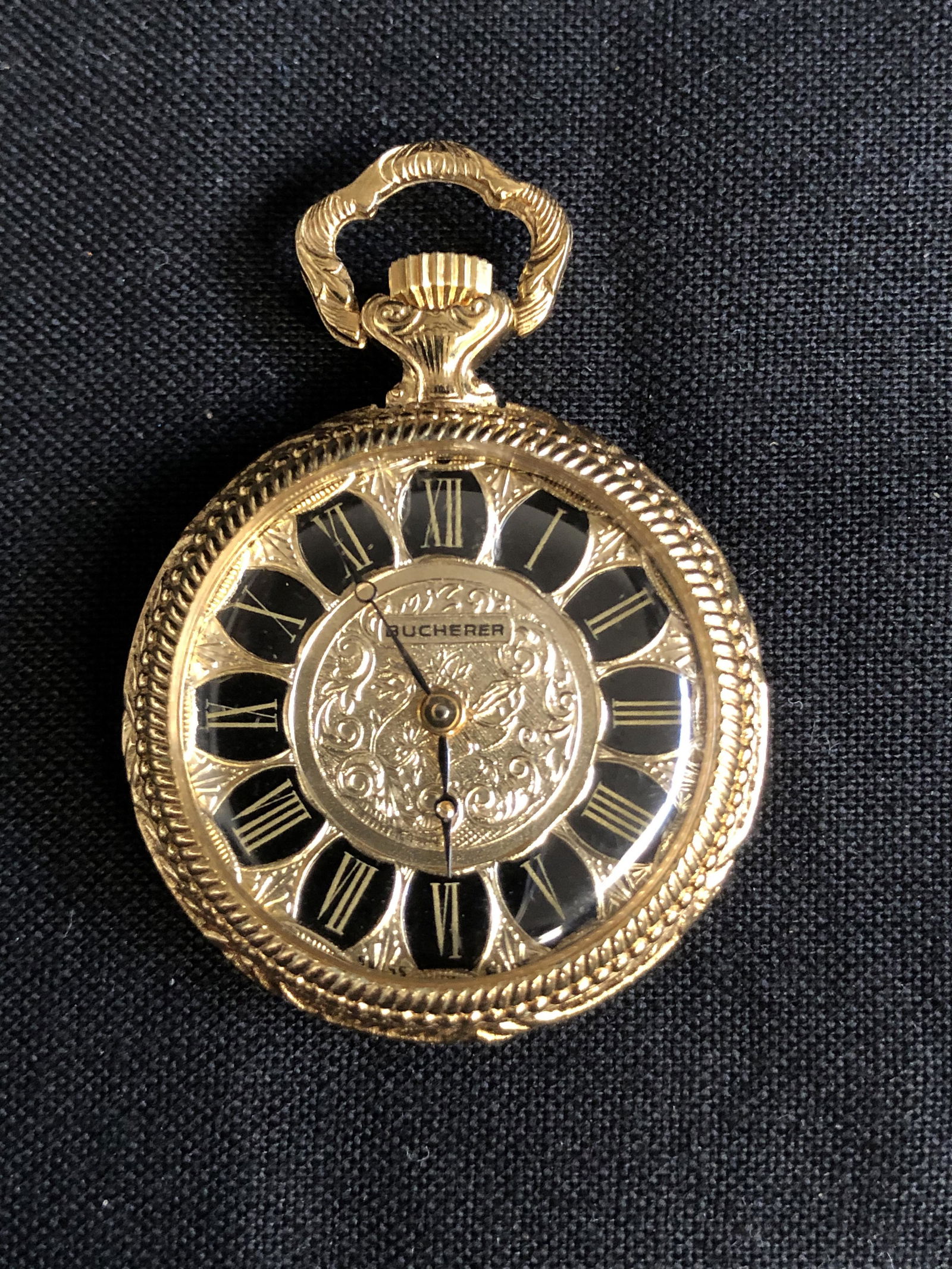 Vintage bucherer top pocket watch values