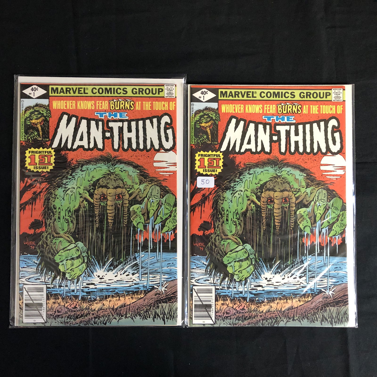 The MAN-THING #1 COMIC BOOK LOT (MARVEL COMICS) (1 of 1)
