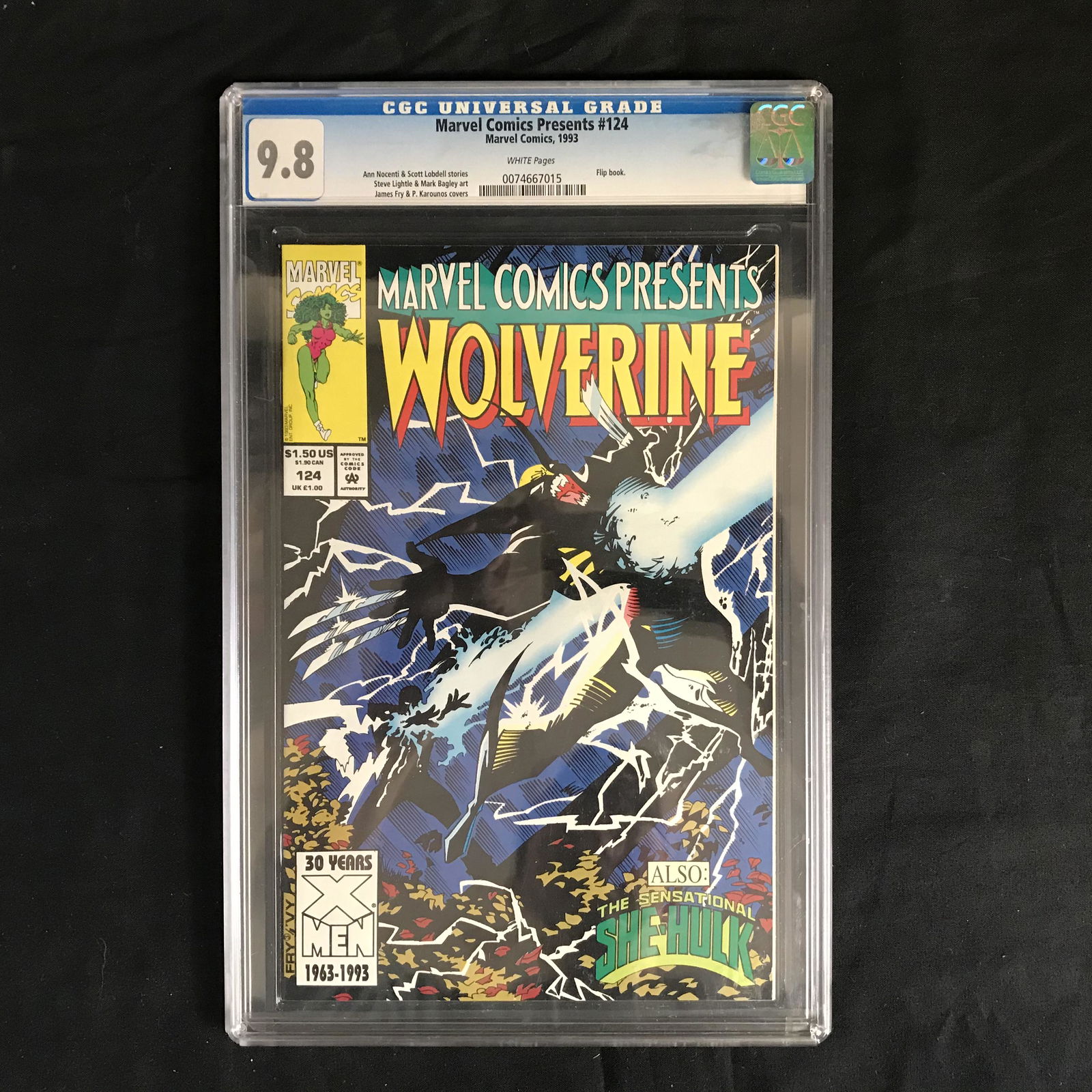 MARVEL COMICS PRESENTS NO. 124 ( CGC 9.8) (1 of 1)