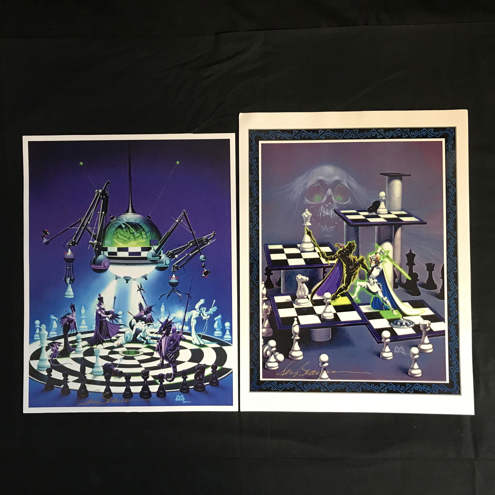 Denis Beauvais Signed Fantasy Art Prints Lot (1 of 2)