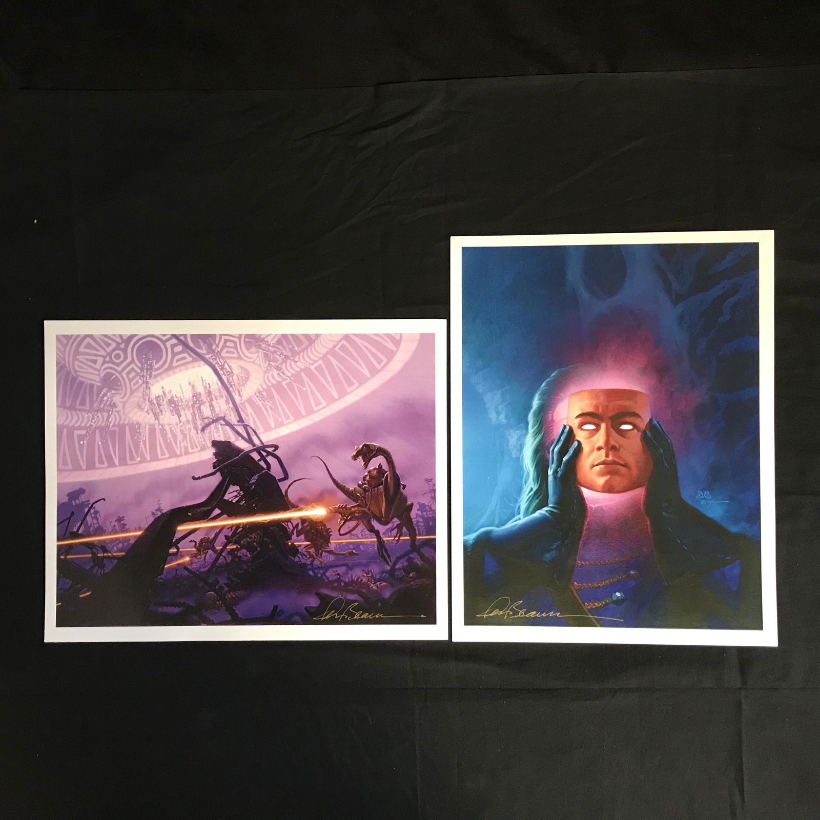 Denis Beauvais Signed Fantasy Art Prints Lot (1 of 2)