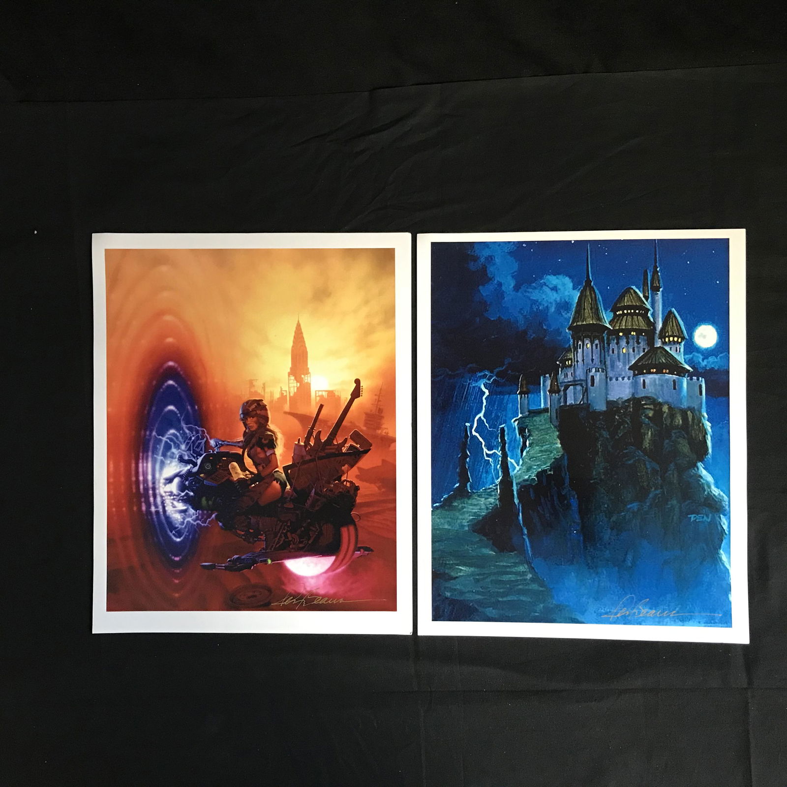 Denis Beauvais Signed Fantasy Art Prints Lot (1 of 2)