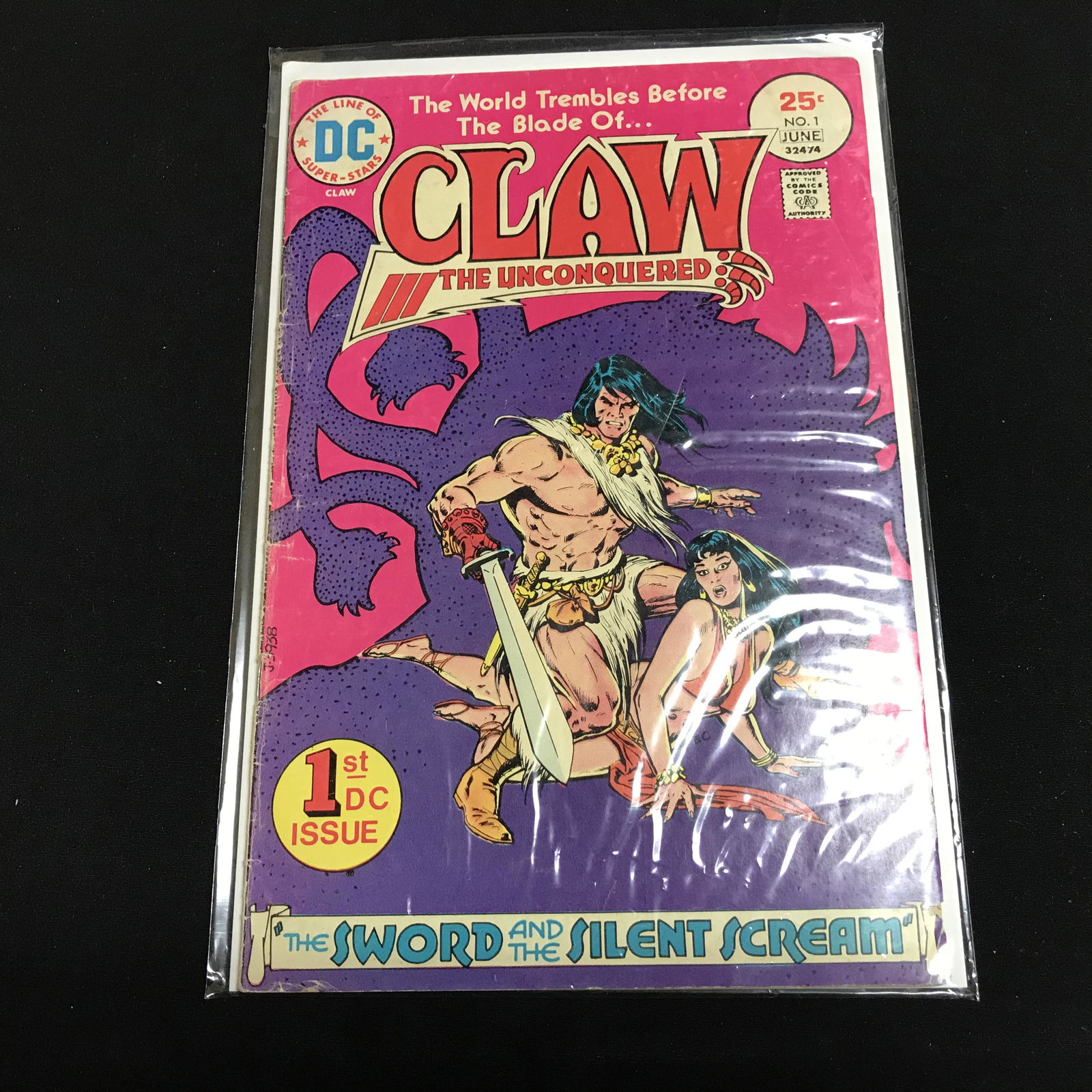 CLAW The Unconquered #1 (DC COMICS) (1 of 1)