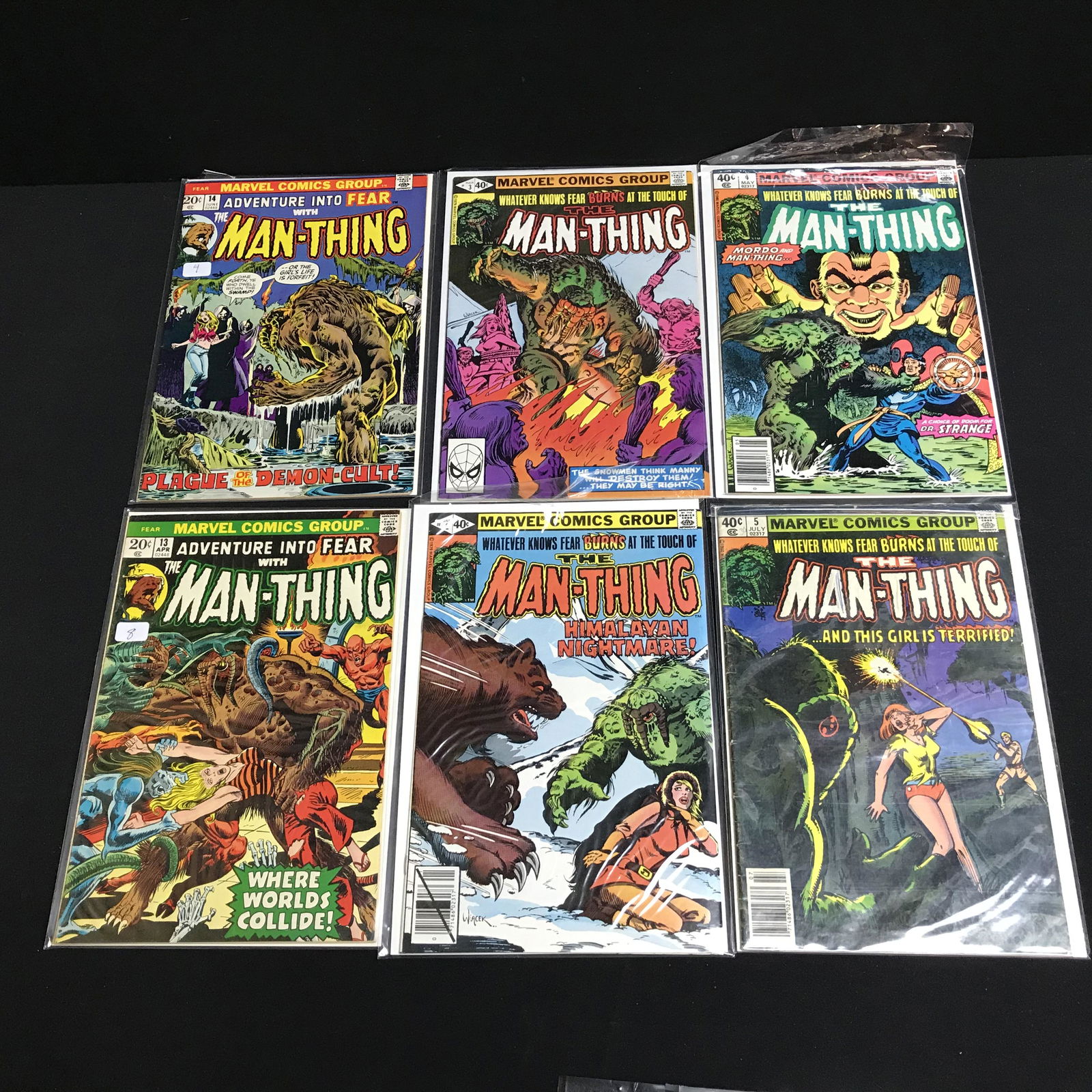 The MAN-THING COMIC BOOK LOT (MARVEL COMICS) (1 of 1)