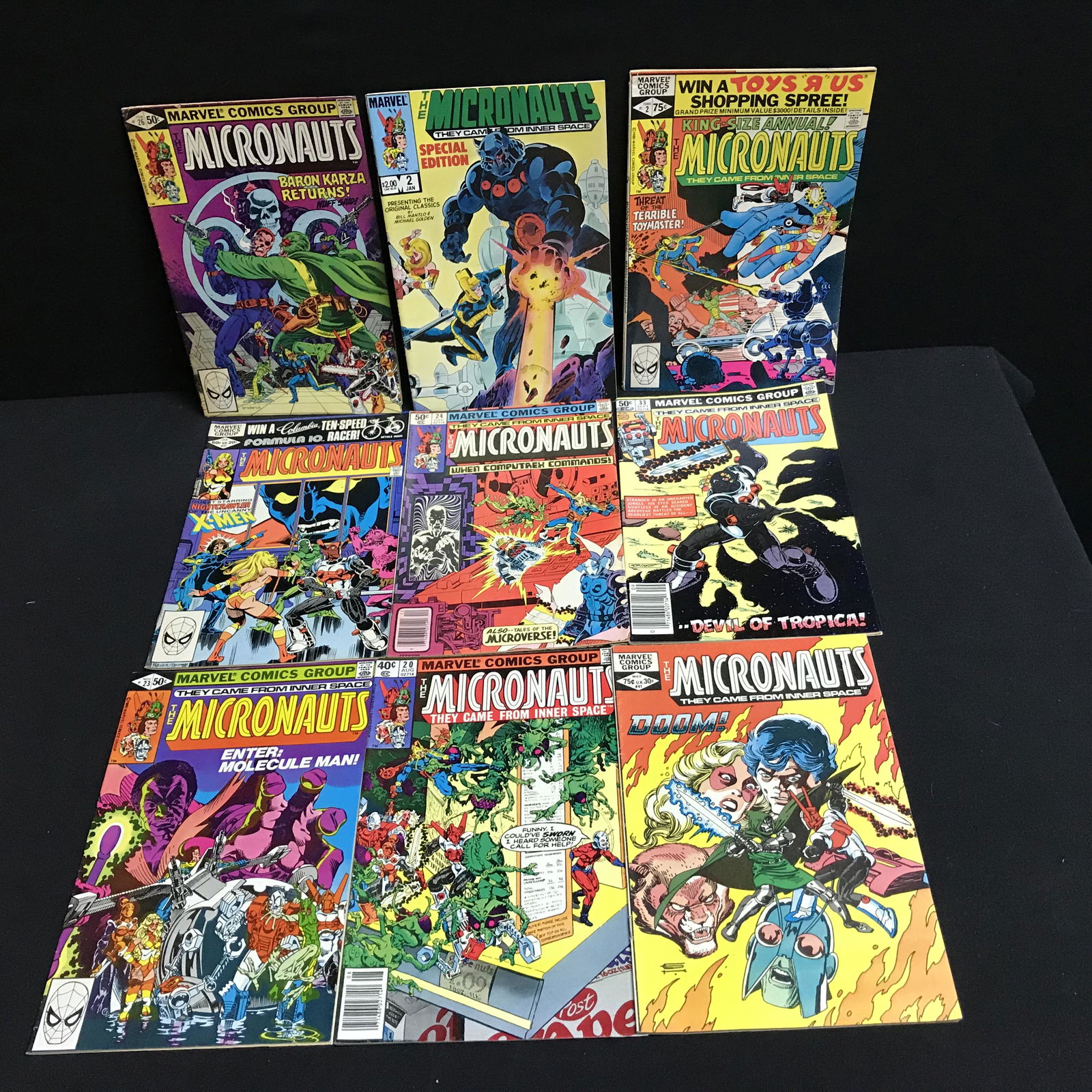 MIXED MICRONAUTS COMIC BOOK LOT (MARVEL COMICS) (1 of 1)