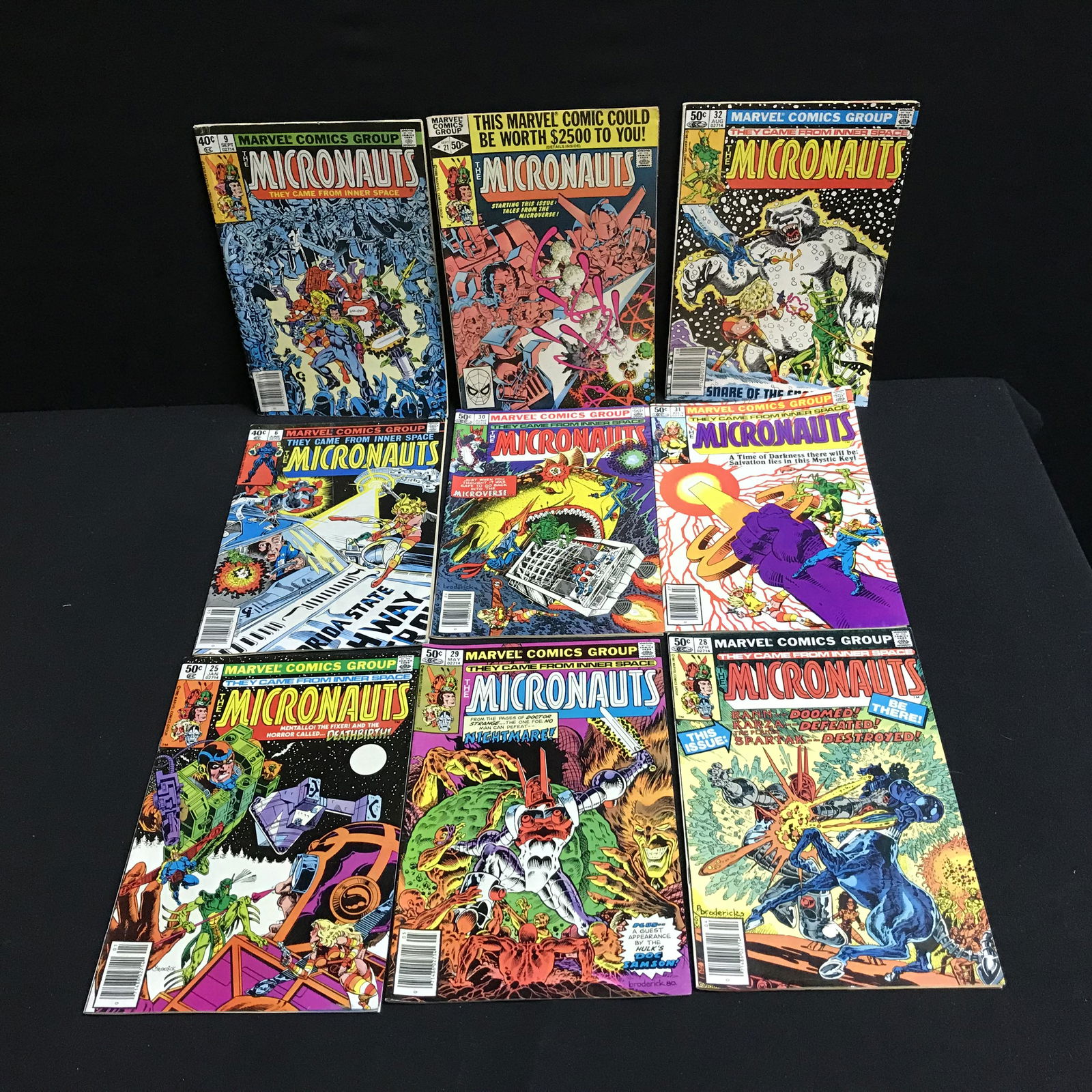 MIXED MICRONAUTS COMIC BOOK LOT (MARVEL COMICS) (1 of 1)