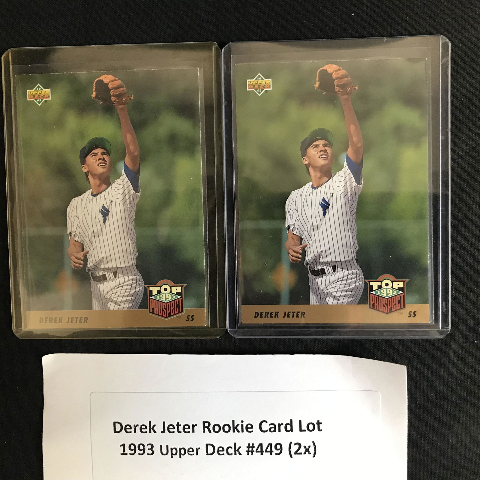 DEREK JETER ROOKIE CARD LOT (1993 UD #449) (1 of 1)