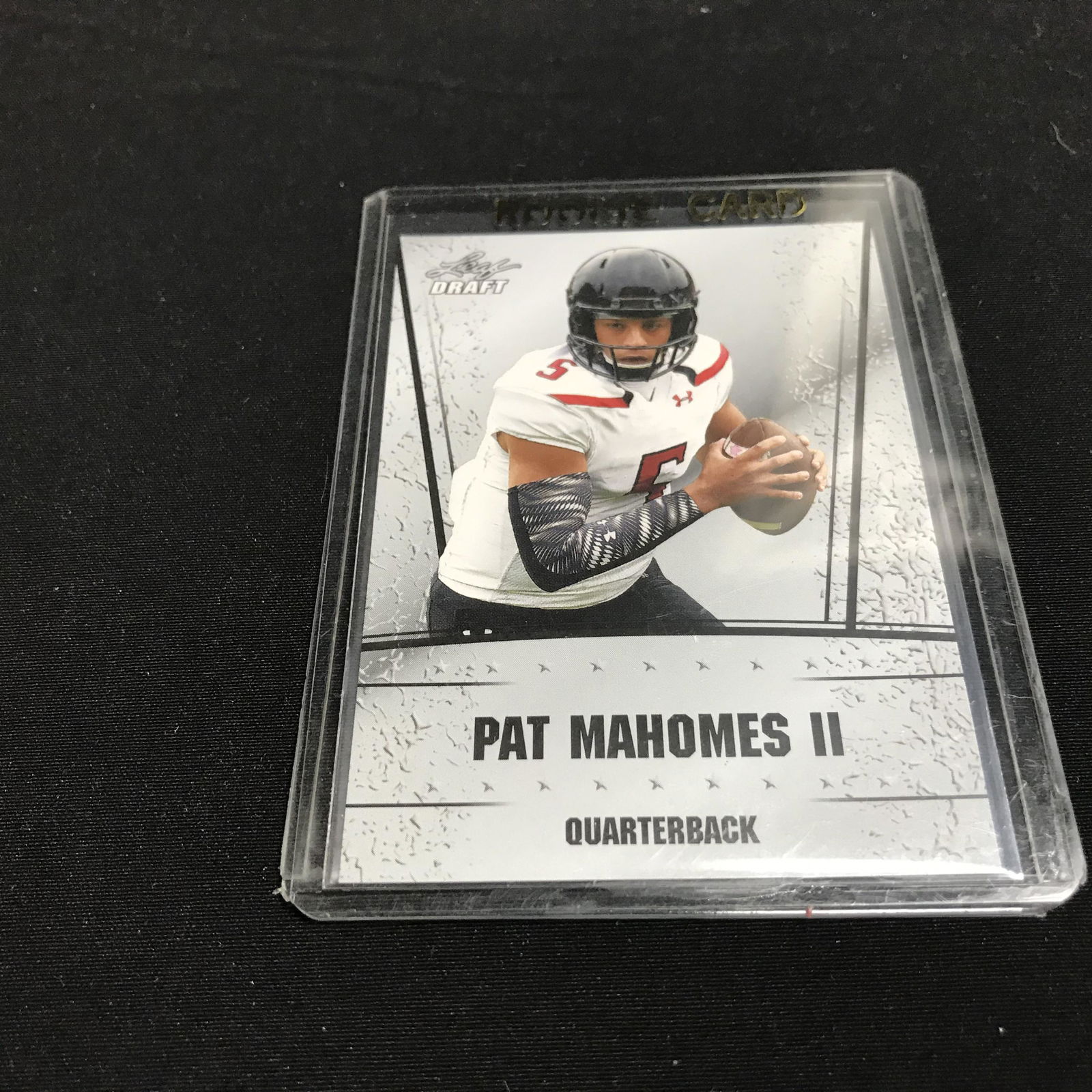 2017 Leaf Special Release Draft Silver Pat Mahomes (1 of 1)