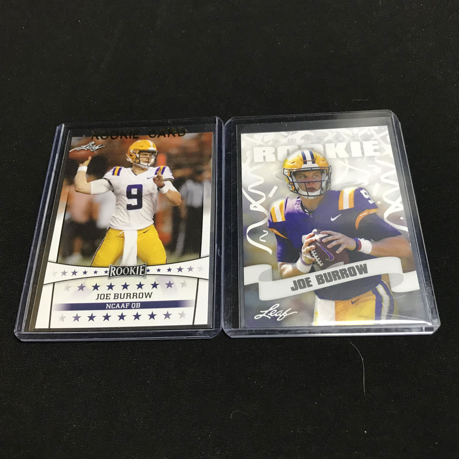JOE BURROW FOOTBALL ROOKIE CARD LOT (1 of 1)