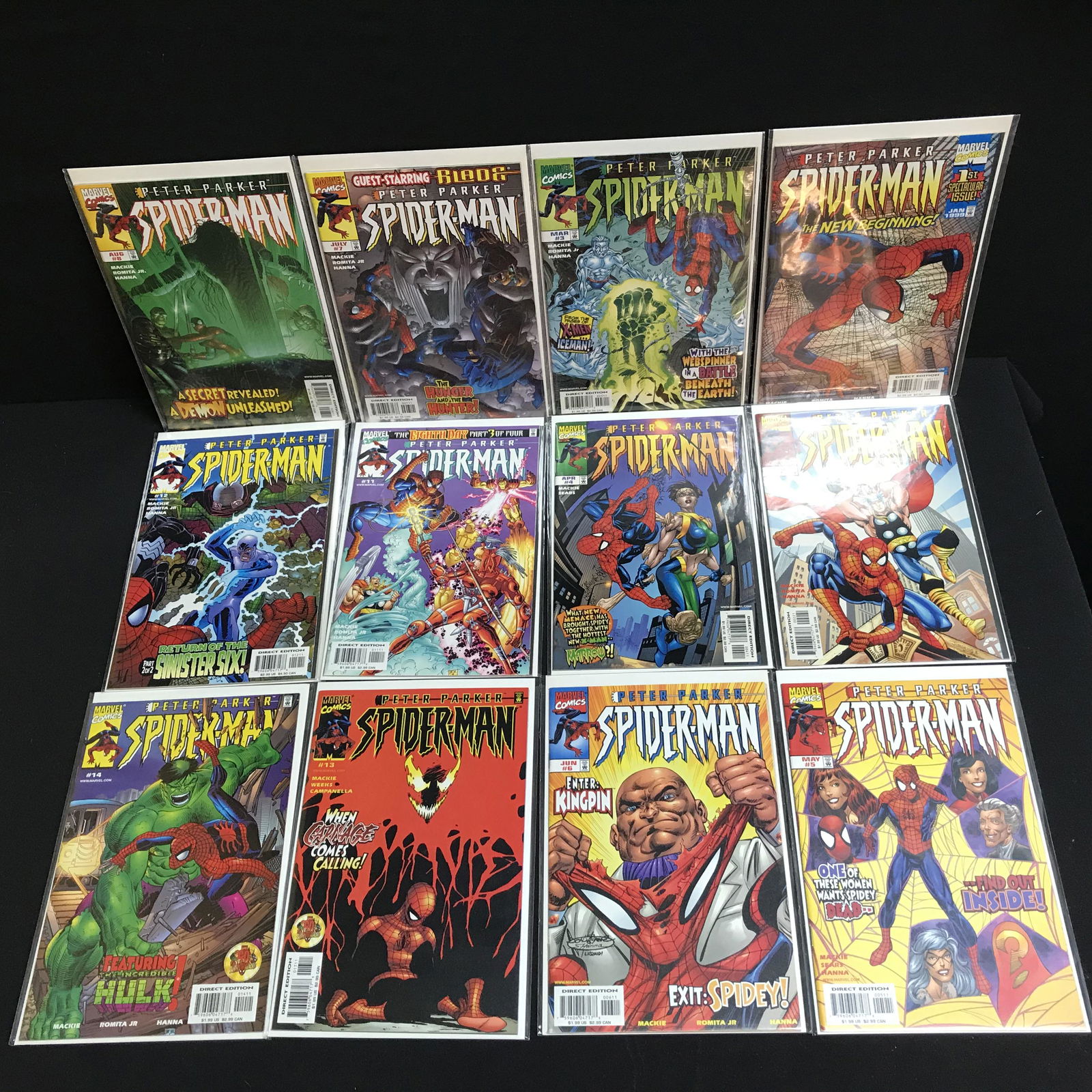 Peter Parker SPIDER-MAN COMIC BOOK LOT (MARVEL COMICS) (1 of 1)