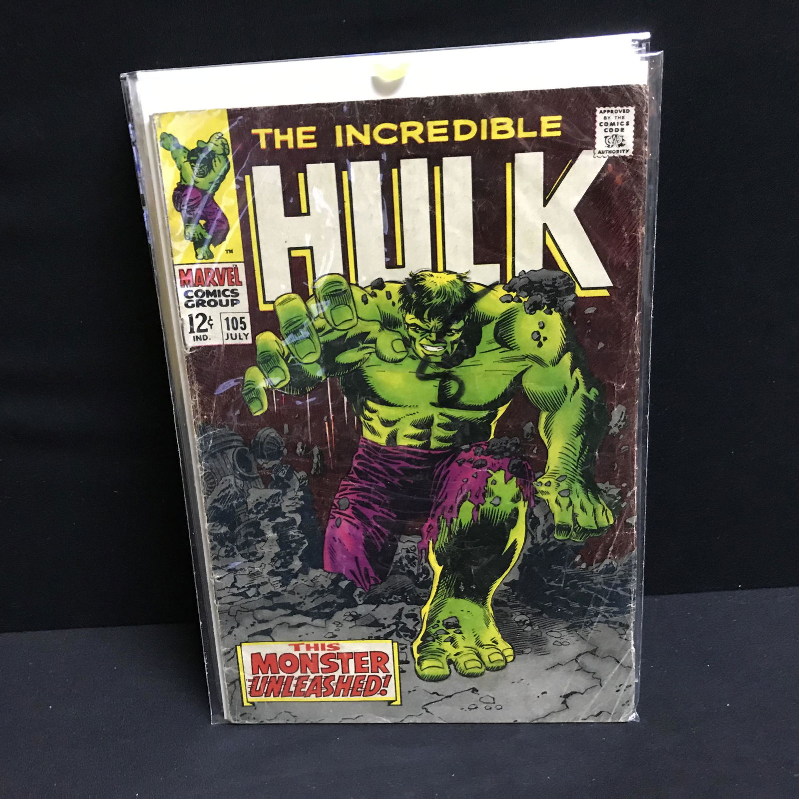 THE INCREDIBLE HULK #105 (MARVEL COMICS) (1 of 1)