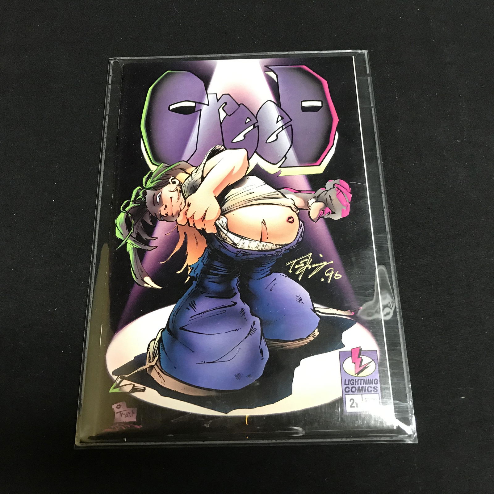 CREED #2 BUTT NAKED (LIGHTNING COMICS) Signed by Trent (1 of 2)