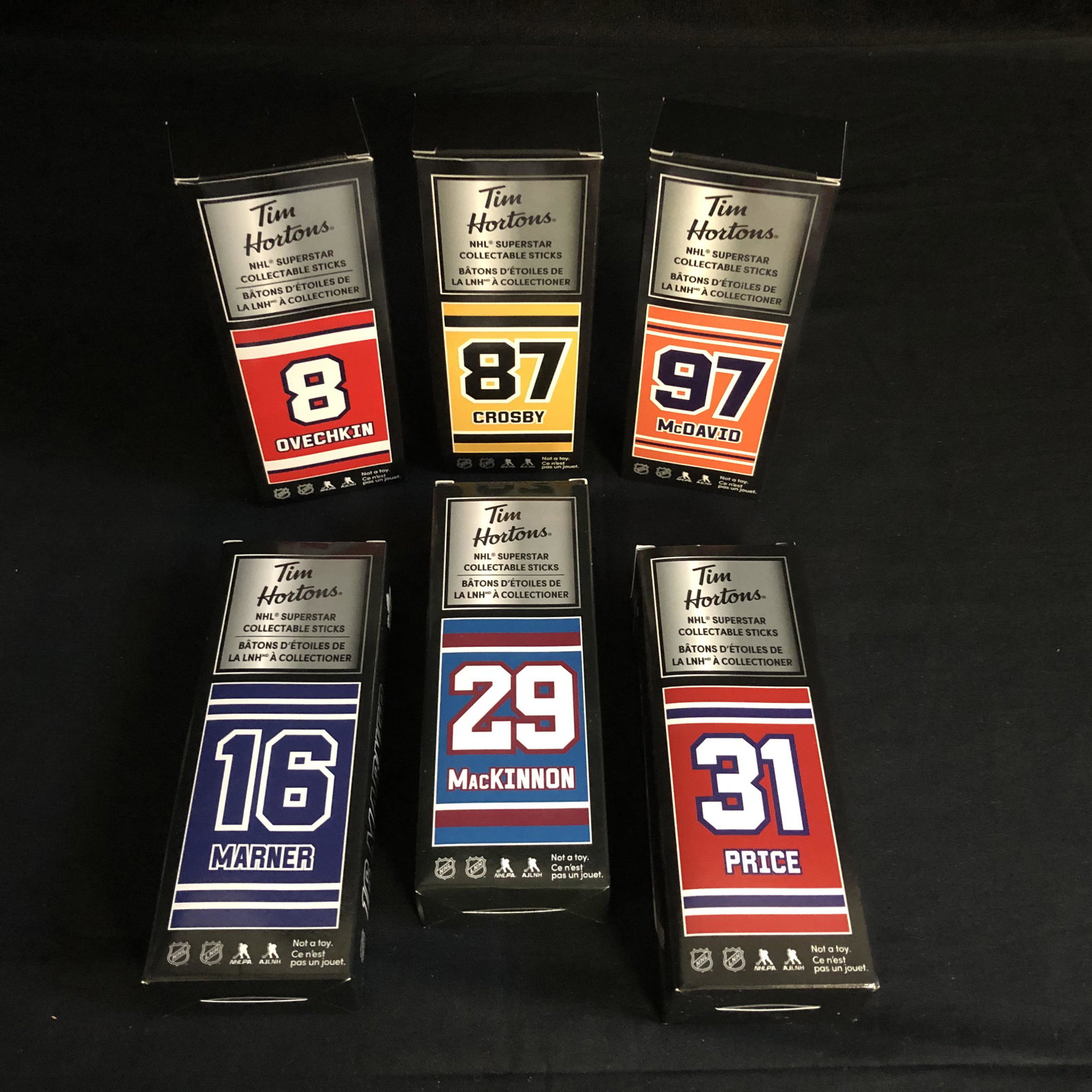 TIM HORTON'S NHL SUPERSTAR COLLECTIBLE STICKS (COMPLETE: TIM HORTON'S NHL SUPERSTAR COLLECTIBLE STICKS (COMPLETE SET)