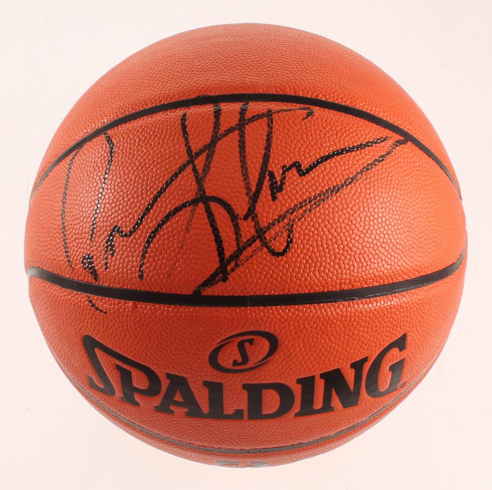 DENNIS RODMAN SIGNED SPALDING BASKETBALL (JSA COA) (1 of 2)