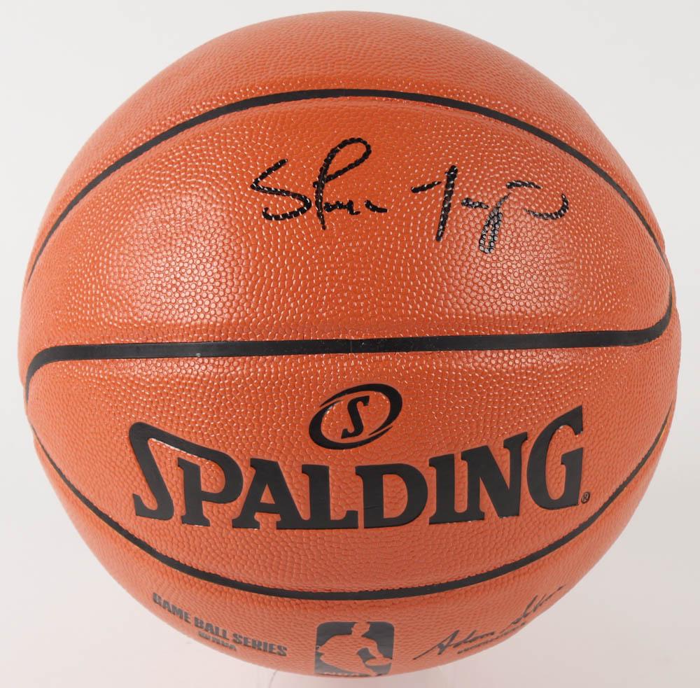 SHAWN KEMP AUTOGRAPHED SPALDING BASKETBALL (JSA COA) (1 of 2)