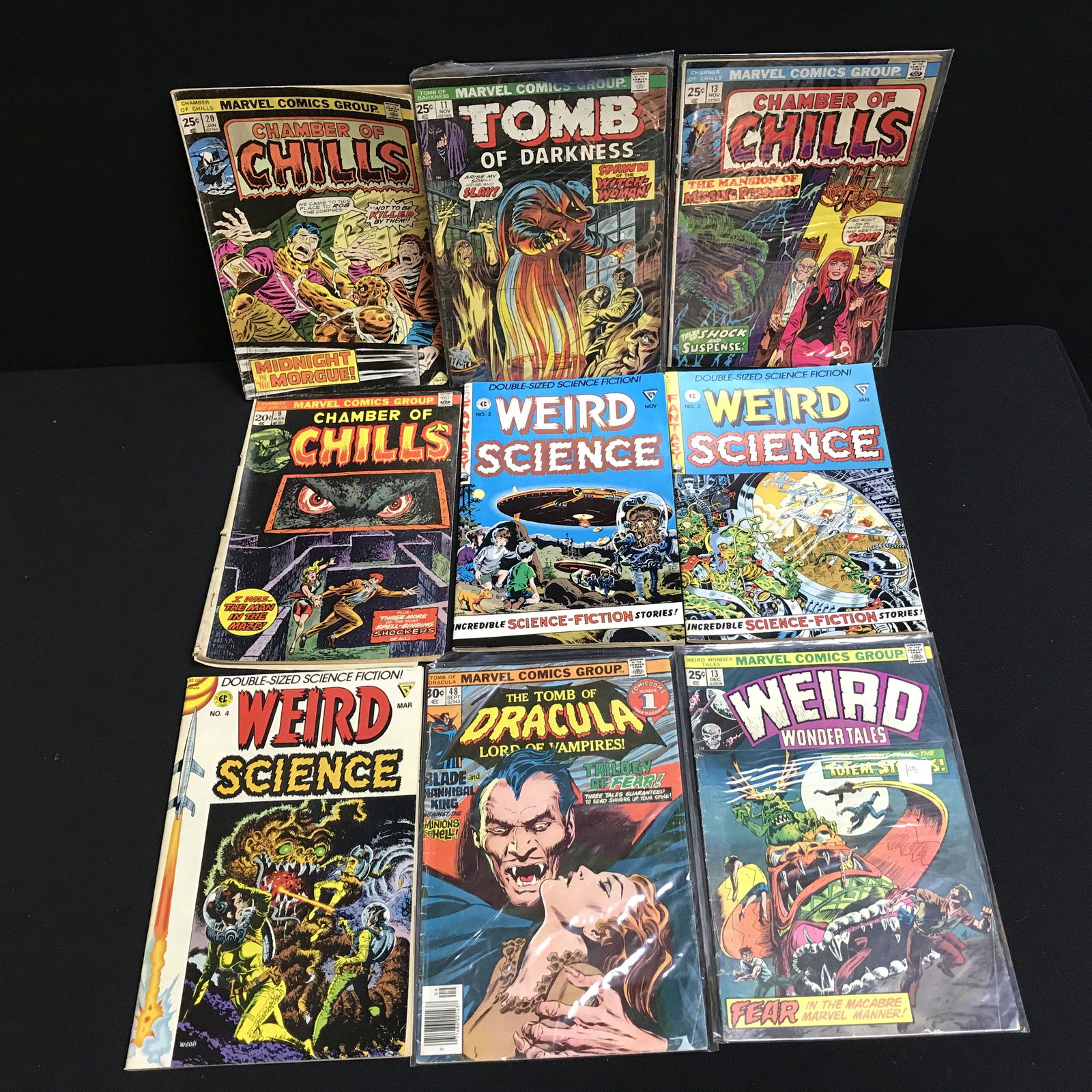 CHAMBERS OF CHILLS/ WEIRD SCIENCE COMIC BOOK LOT (1 of 1)