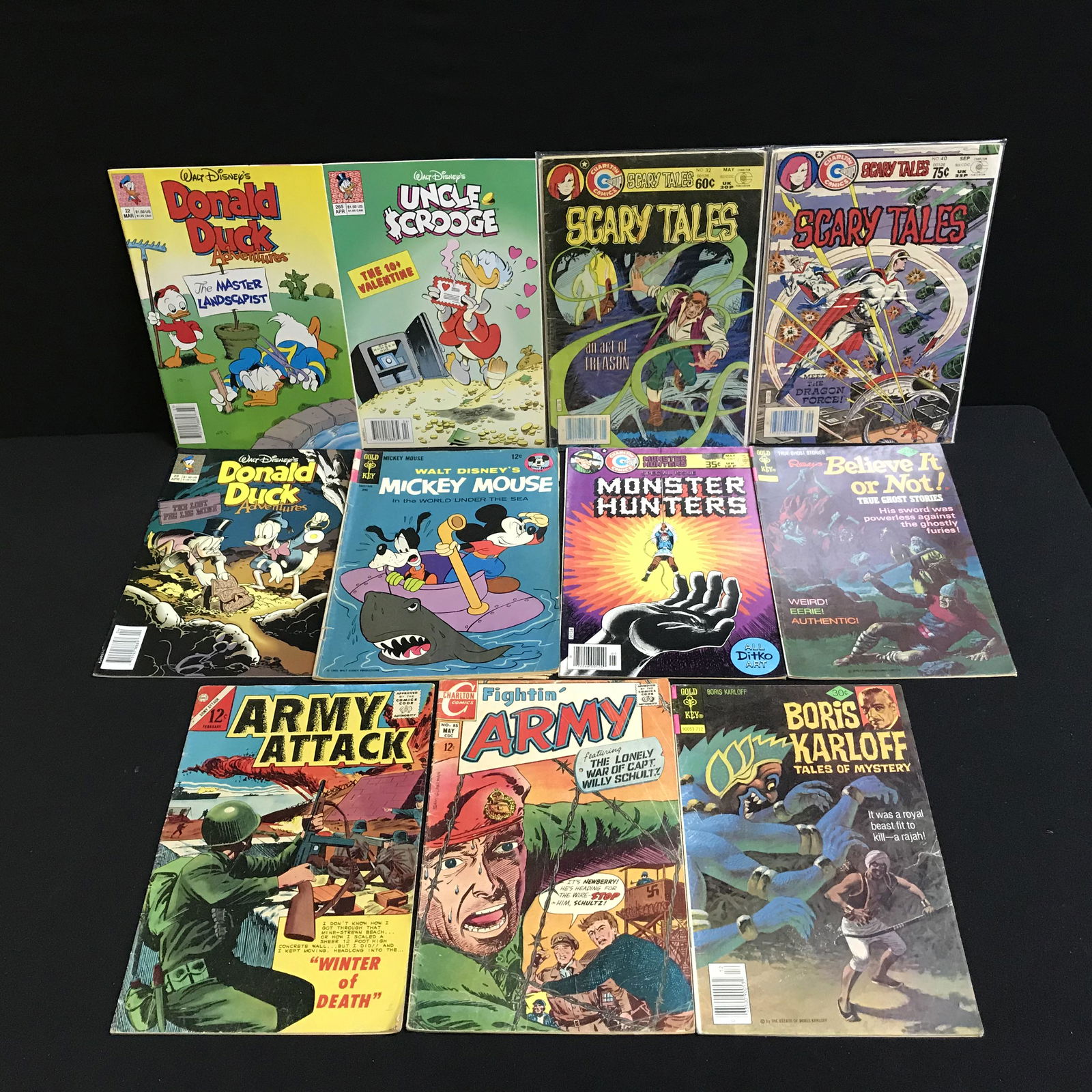 VINTAGE COMIC BOOK LOT (UNCLE SCROOGE, MICKEY MOUSE...) (1 of 1)