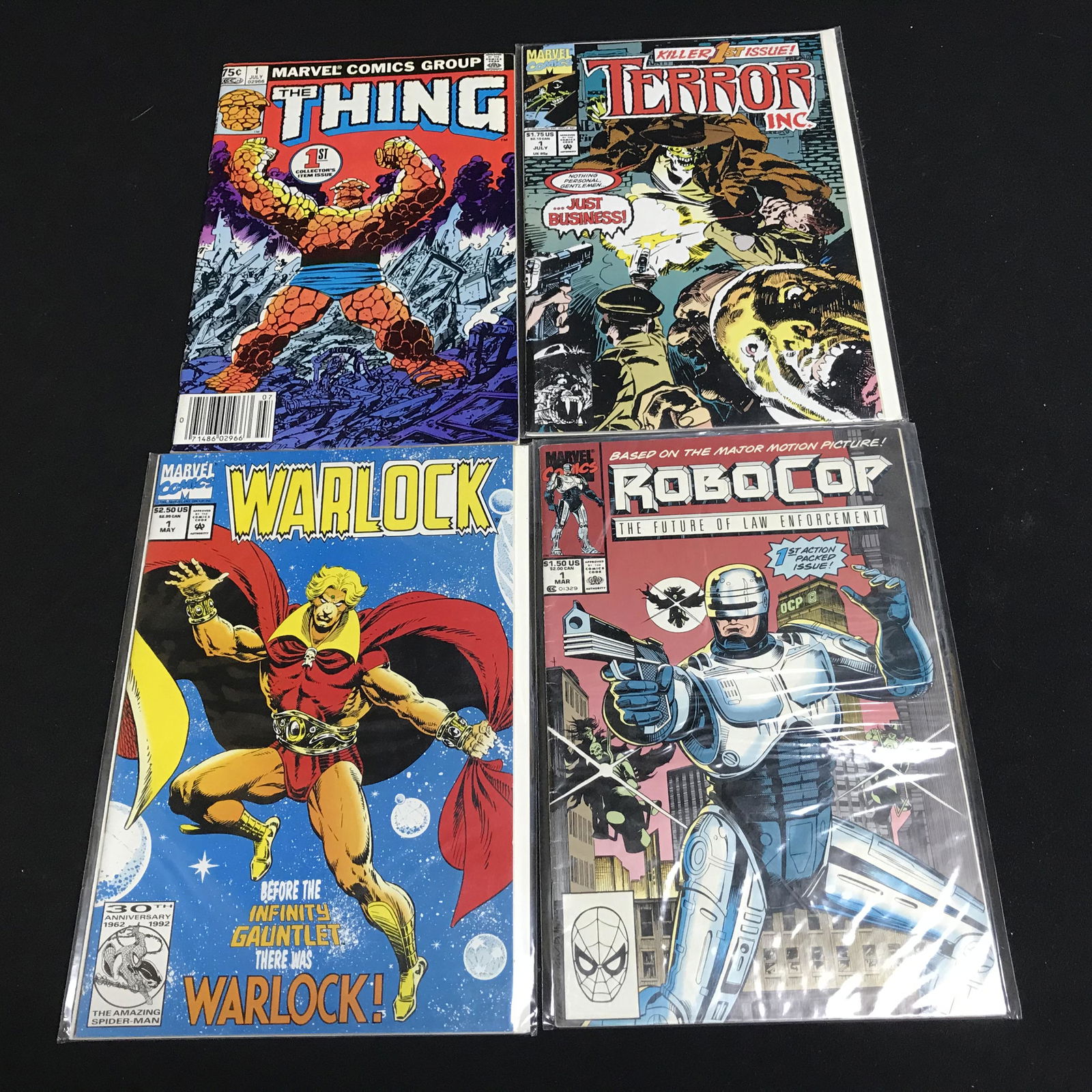 MARVEL COMICS BOOK LOT (WARLOCK, THE THING, ROBOCOP...) (1 of 1)