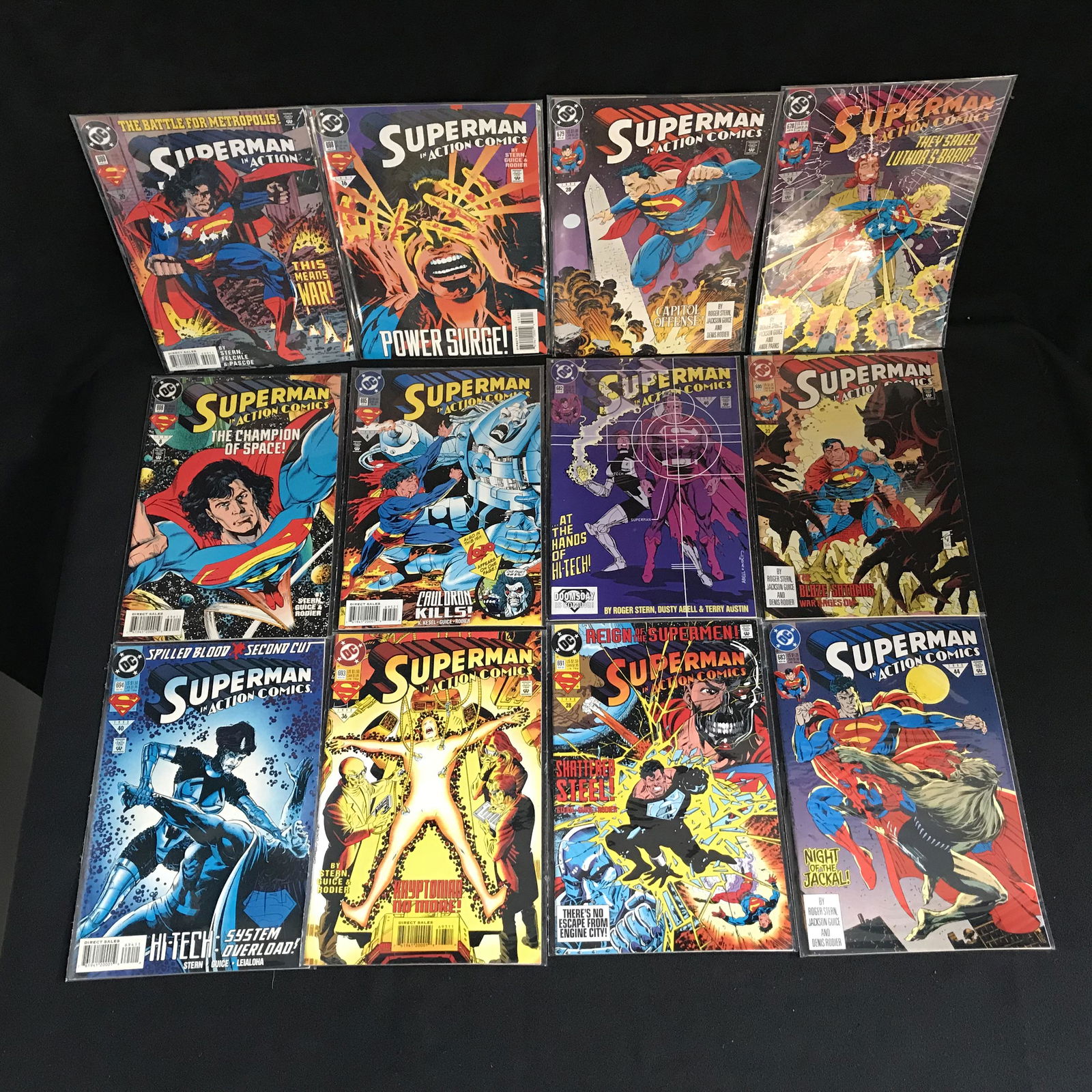 SUPERMAN in Action Comics BOOK LOT (DC COMICS) (1 of 1)