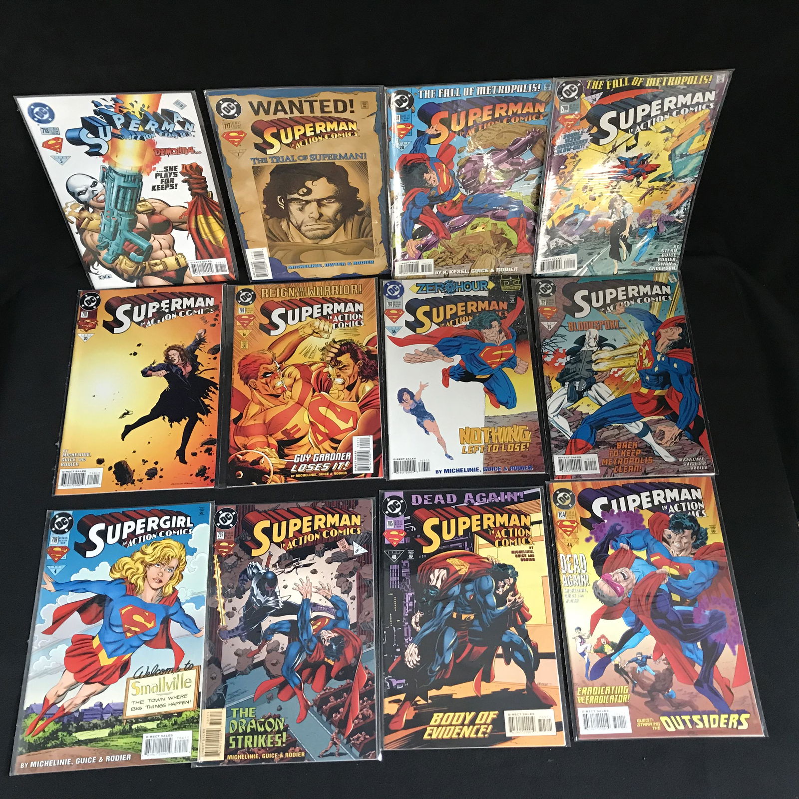 SUPERMAN in Action Comics BOOK LOT (DC COMICS) (1 of 1)