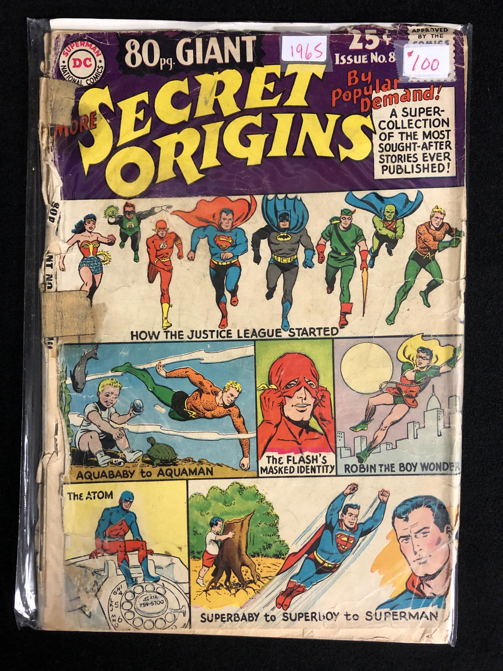 SECRET ORIGINS 80 Page GIANT #8 (DC COMICS) 1965 (1 of 1)