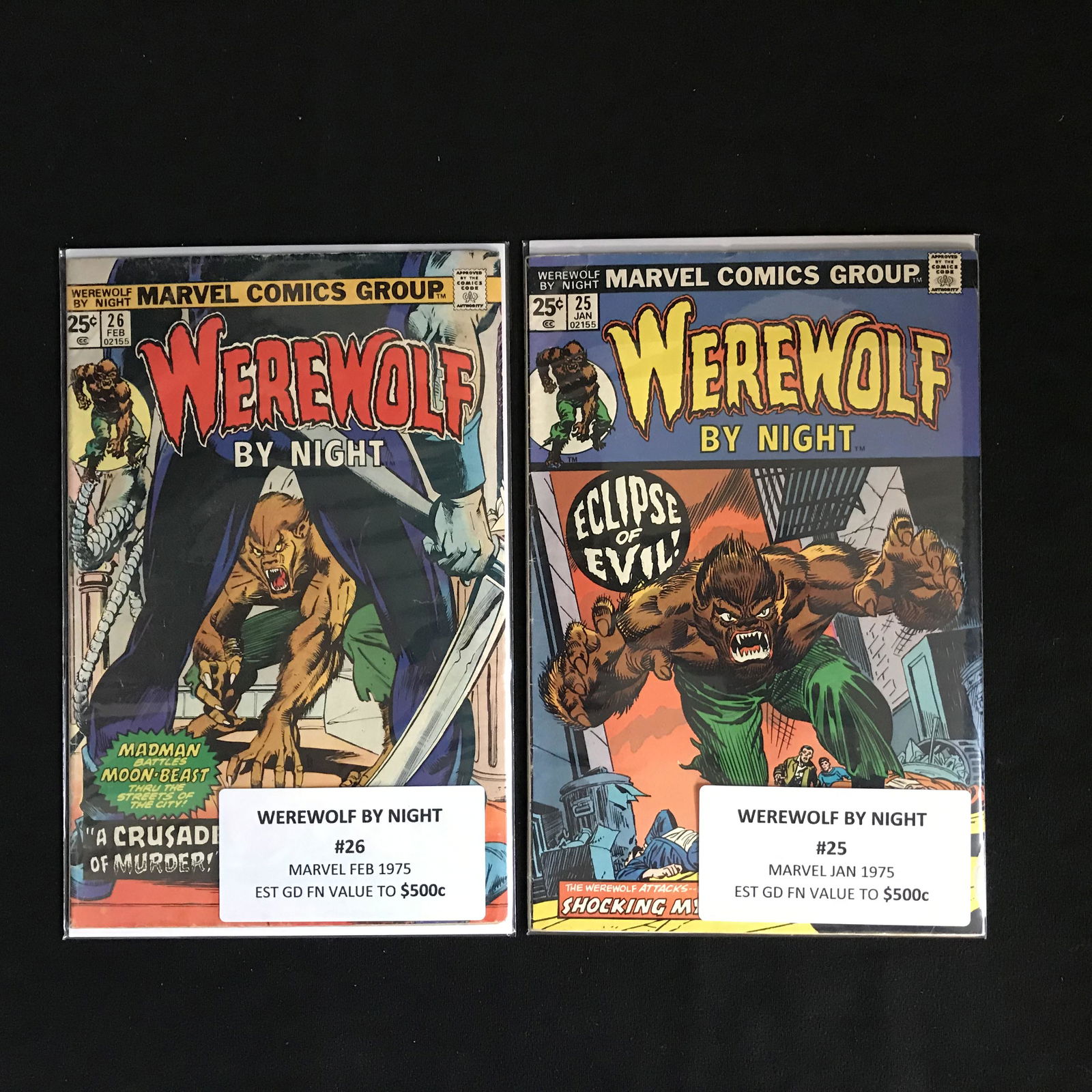 1975 WEREWOLF by NIGHT #26/ #25 (MARVEL COMICS) (1 of 1)