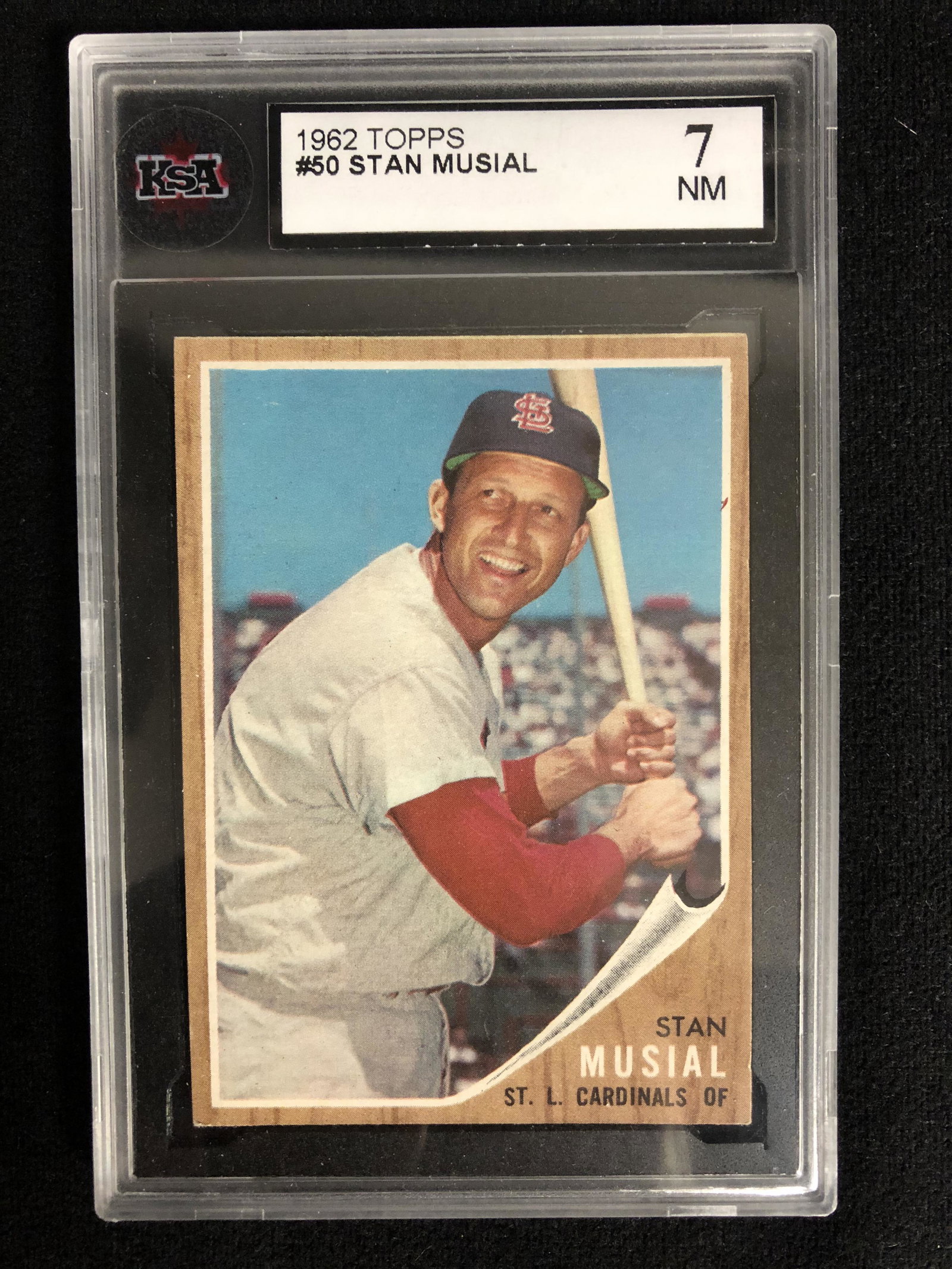 1962 TOPPS #50 STAN MUSIAL (7 NM): 1962 TOPPS #50 STAN MUSIAL (7 NM)