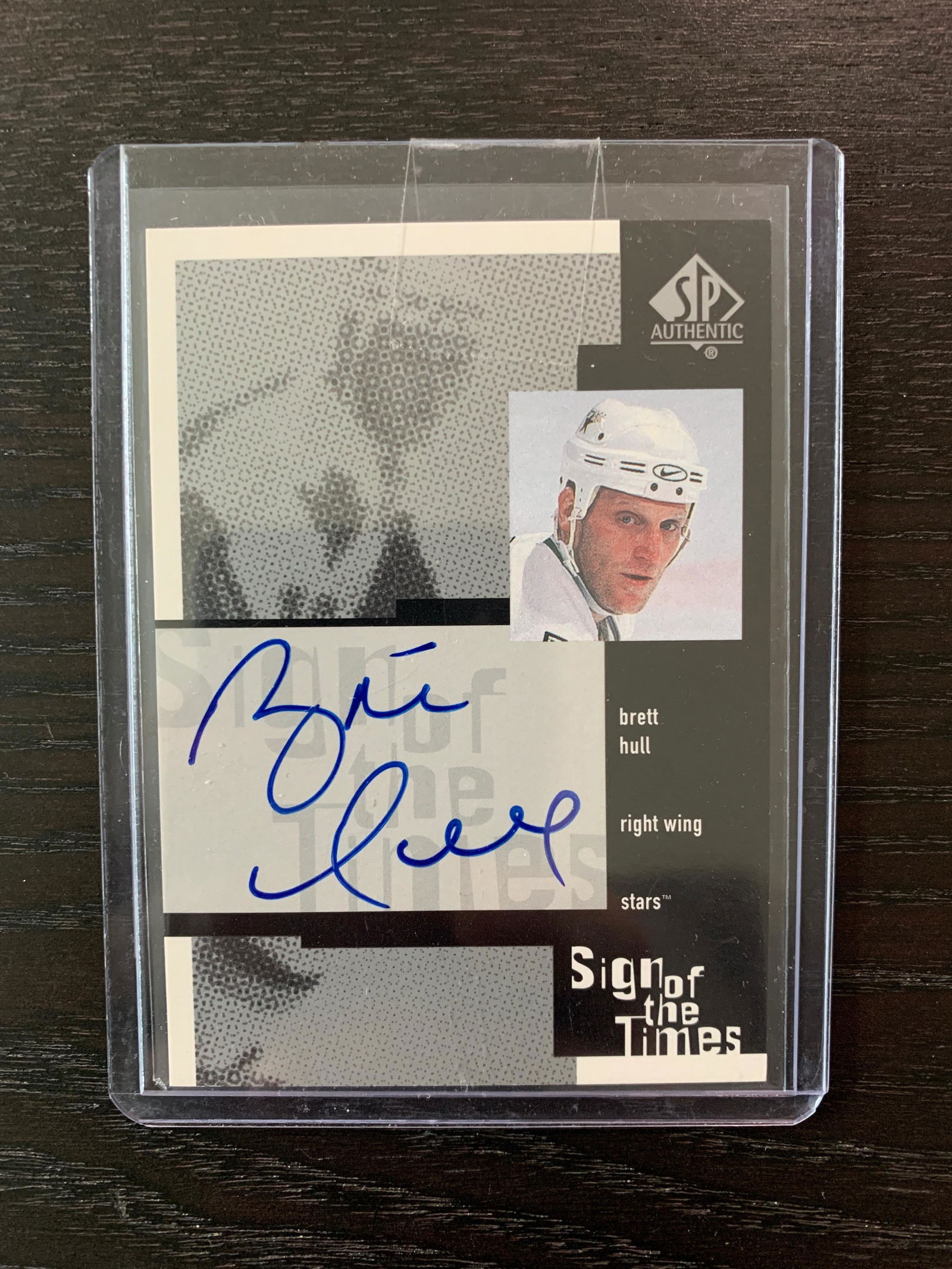 2008-09 UPPER DECK SP AUTHENTIC BRETT HULL SIGN OF THE (1 of 2)