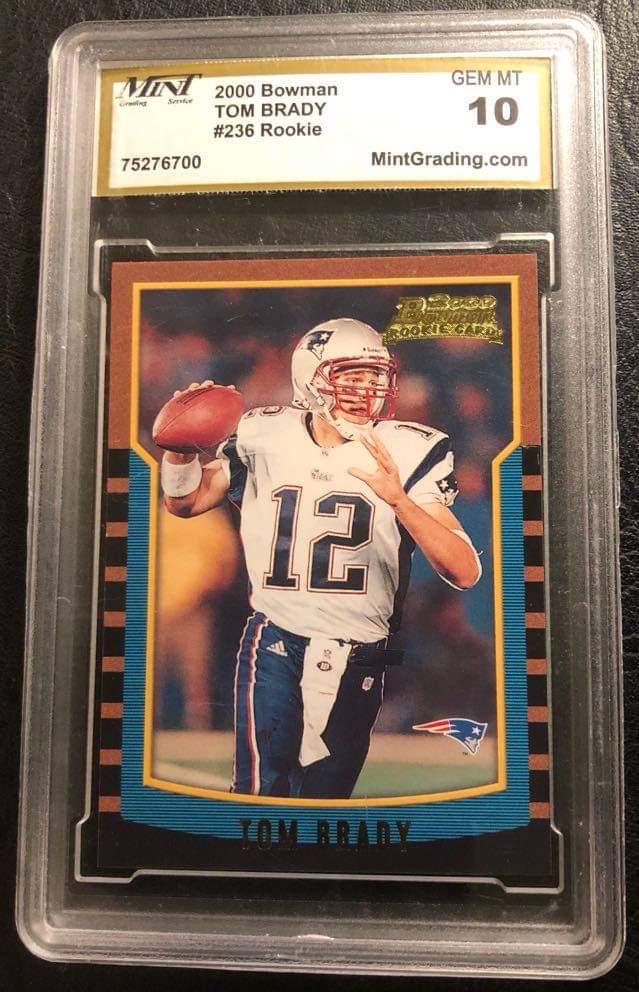 2000-01 BOWMAN TOM BRADY RC (1 of 2)