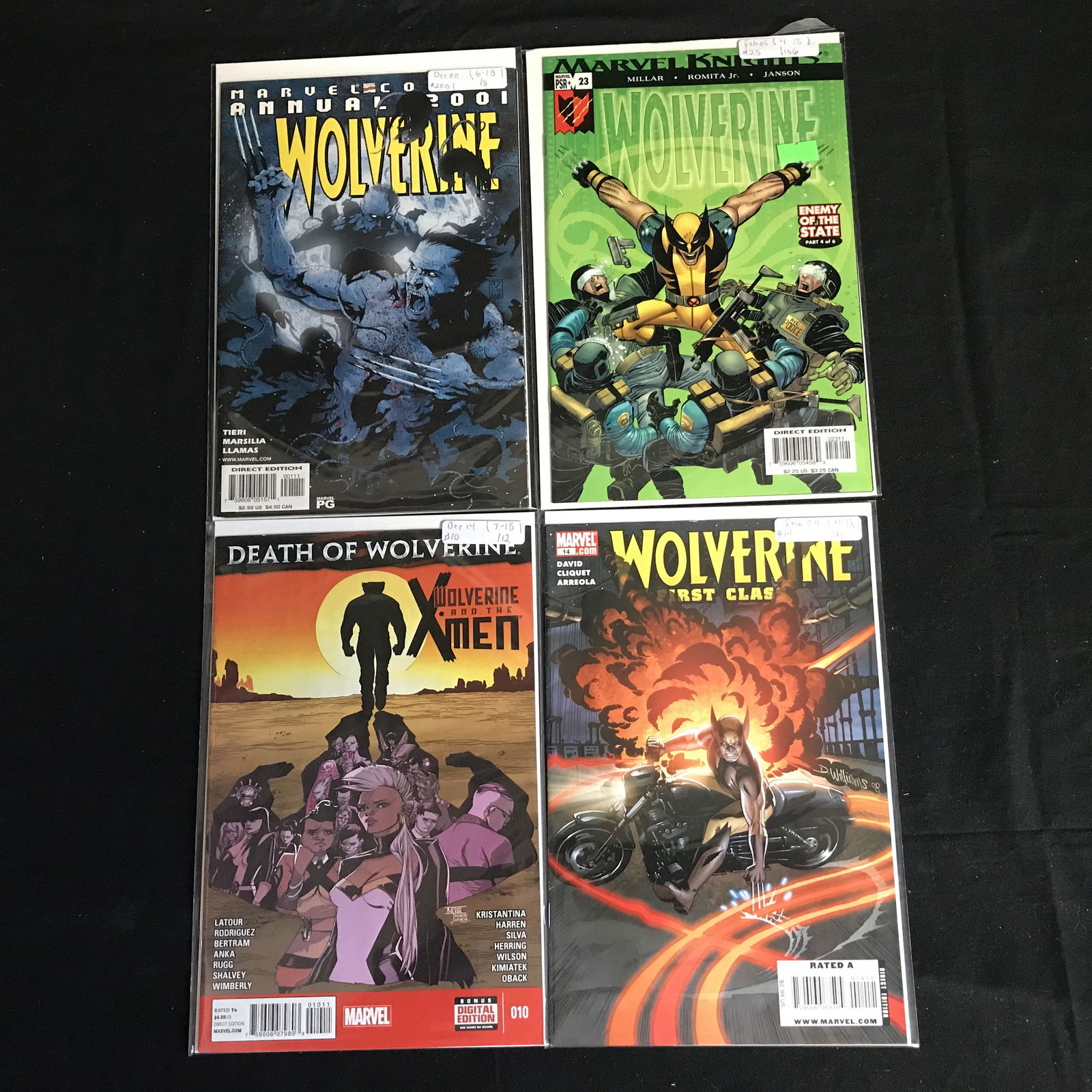 ASSORTED WOLVERINE COMIC BOOK LOT (MARVEL COMICS) (1 of 1)