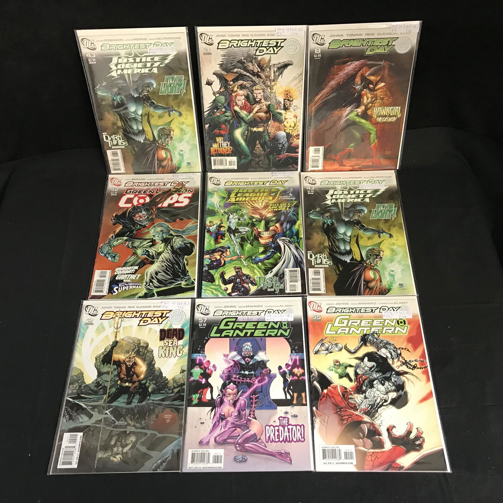 ASSORTED BRIGHTEST DAY COMIC BOOK LOT (DC COMICS) (1 of 1)