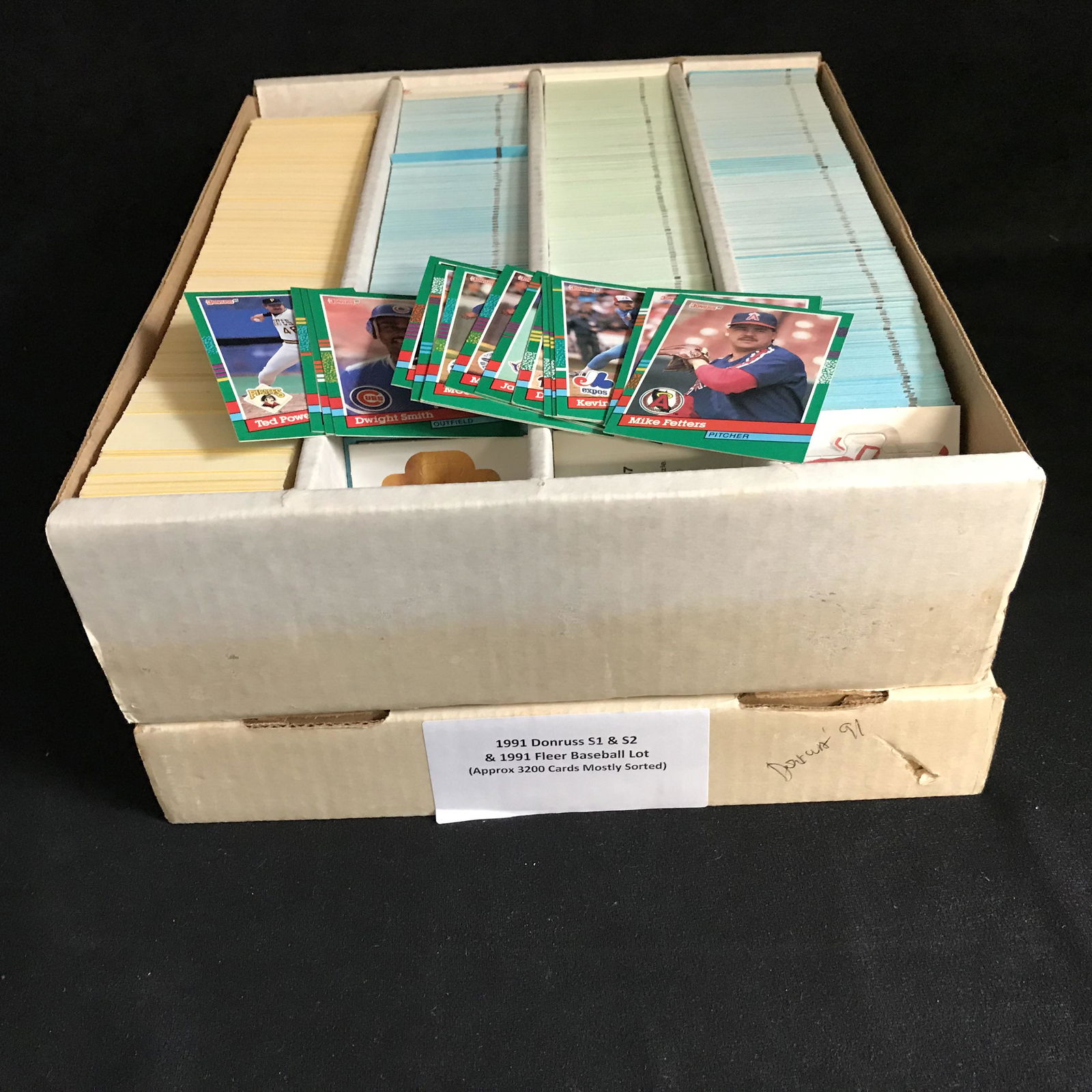 1991 DONRUSS S1 & S2 w/ 1991 FLEER BASEBALL CARD LOT (1 of 1)