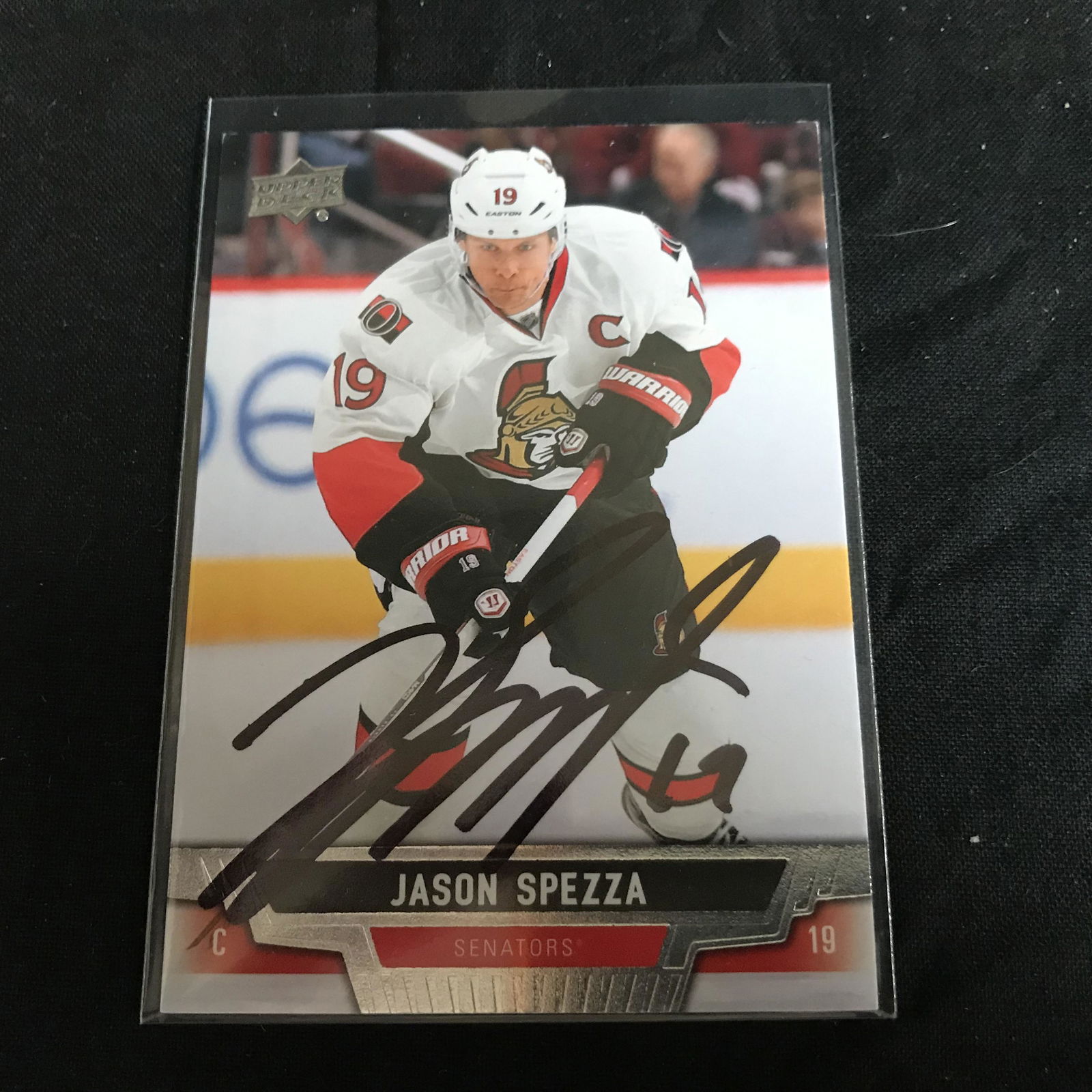 JASON SPEZZA SIGNED UPPER DECK HOCKEY CARD (1 of 1)