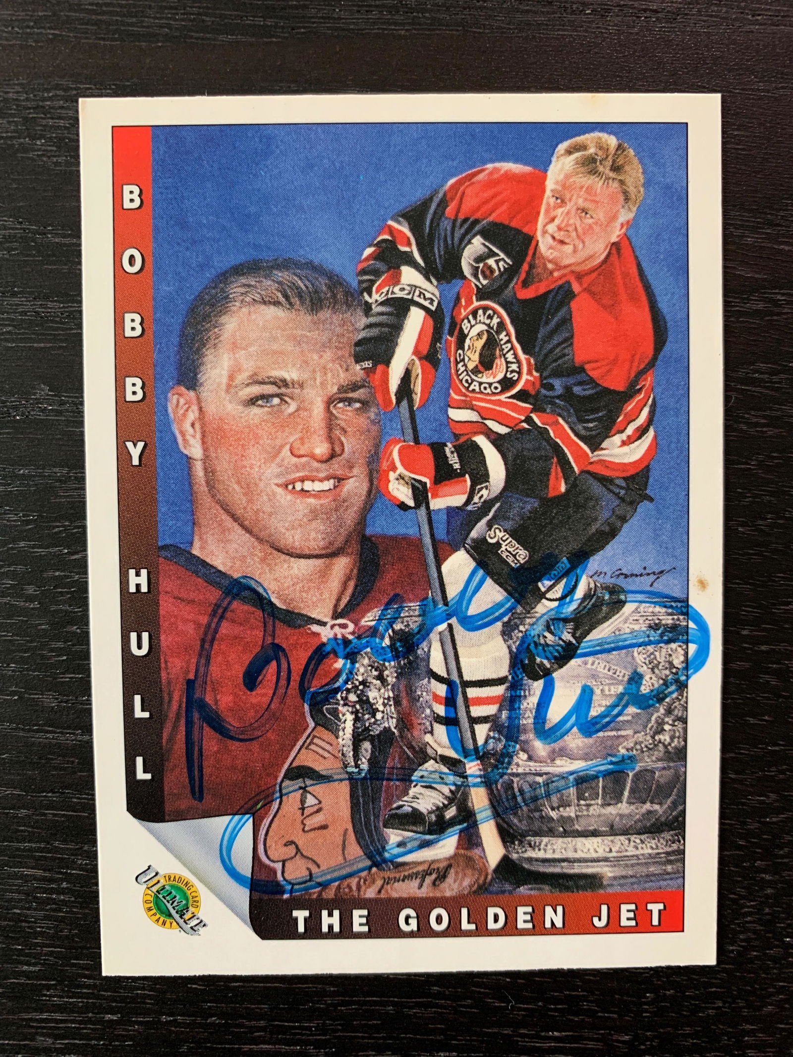 BOBBY HULL SIGNED HOCKEY CARD (1 of 1)