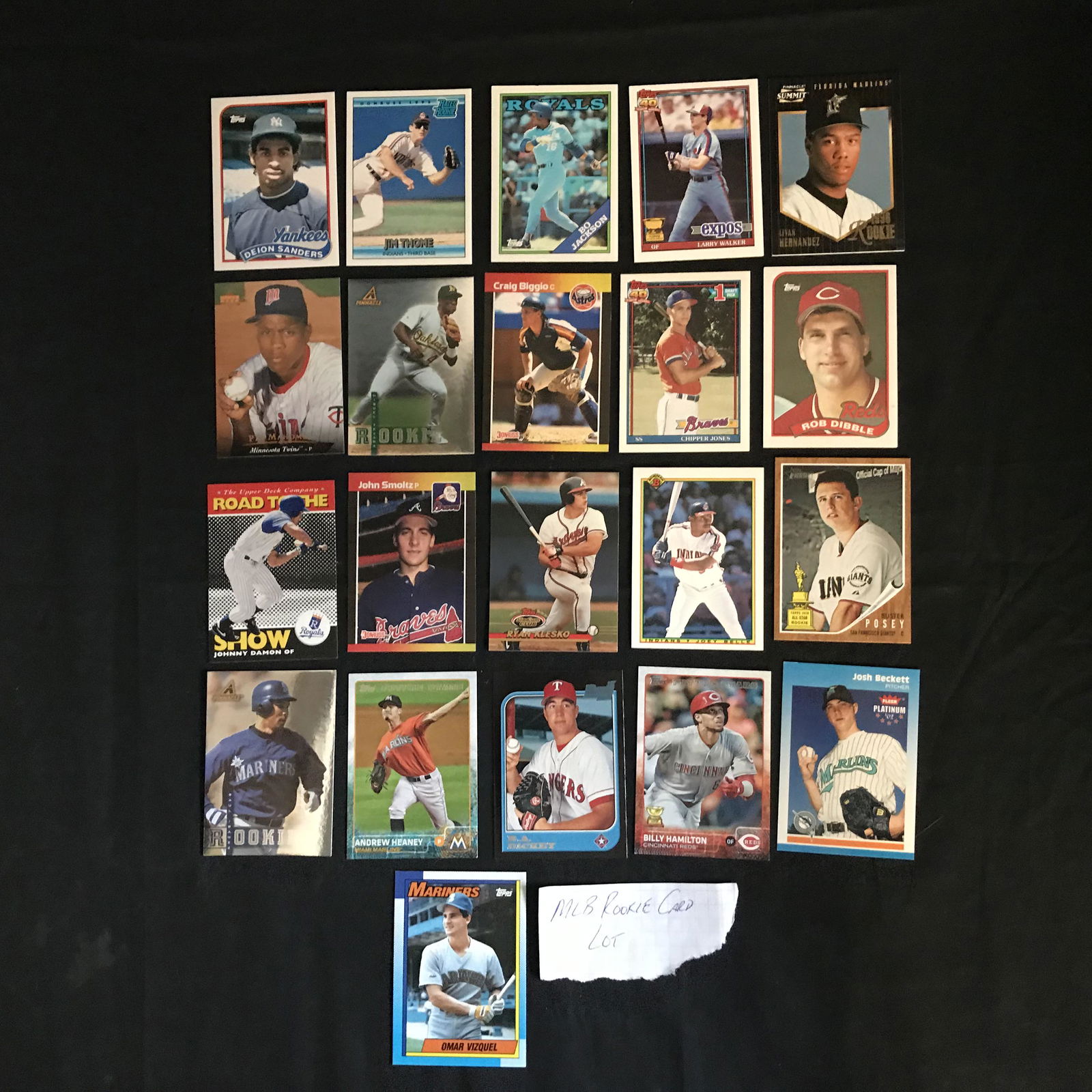 MLB BASEBALL ROOKIE CARD LOT (1 of 3)