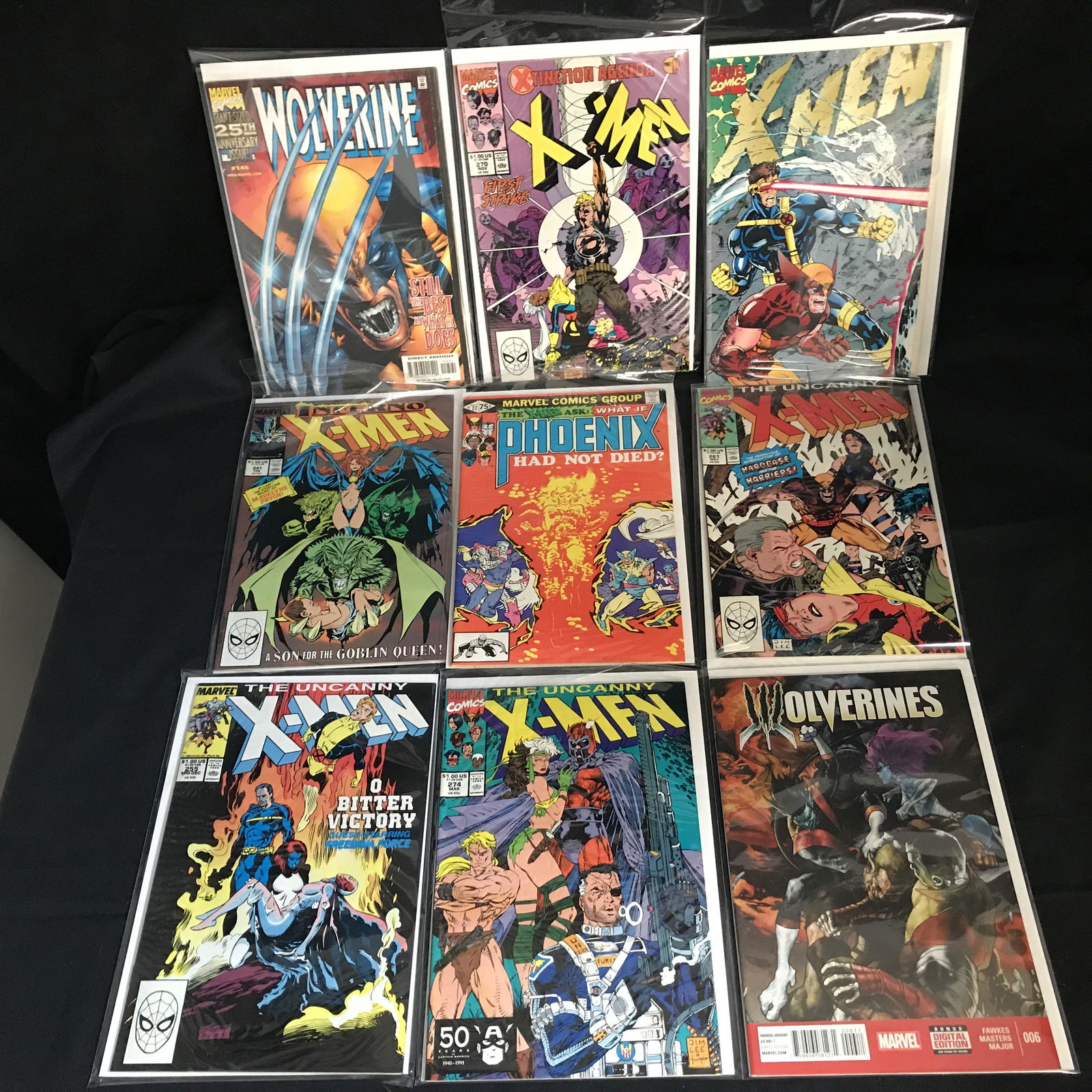 WOLVERINE/ X-MEN COMIC BOOK LOT (1 of 1)
