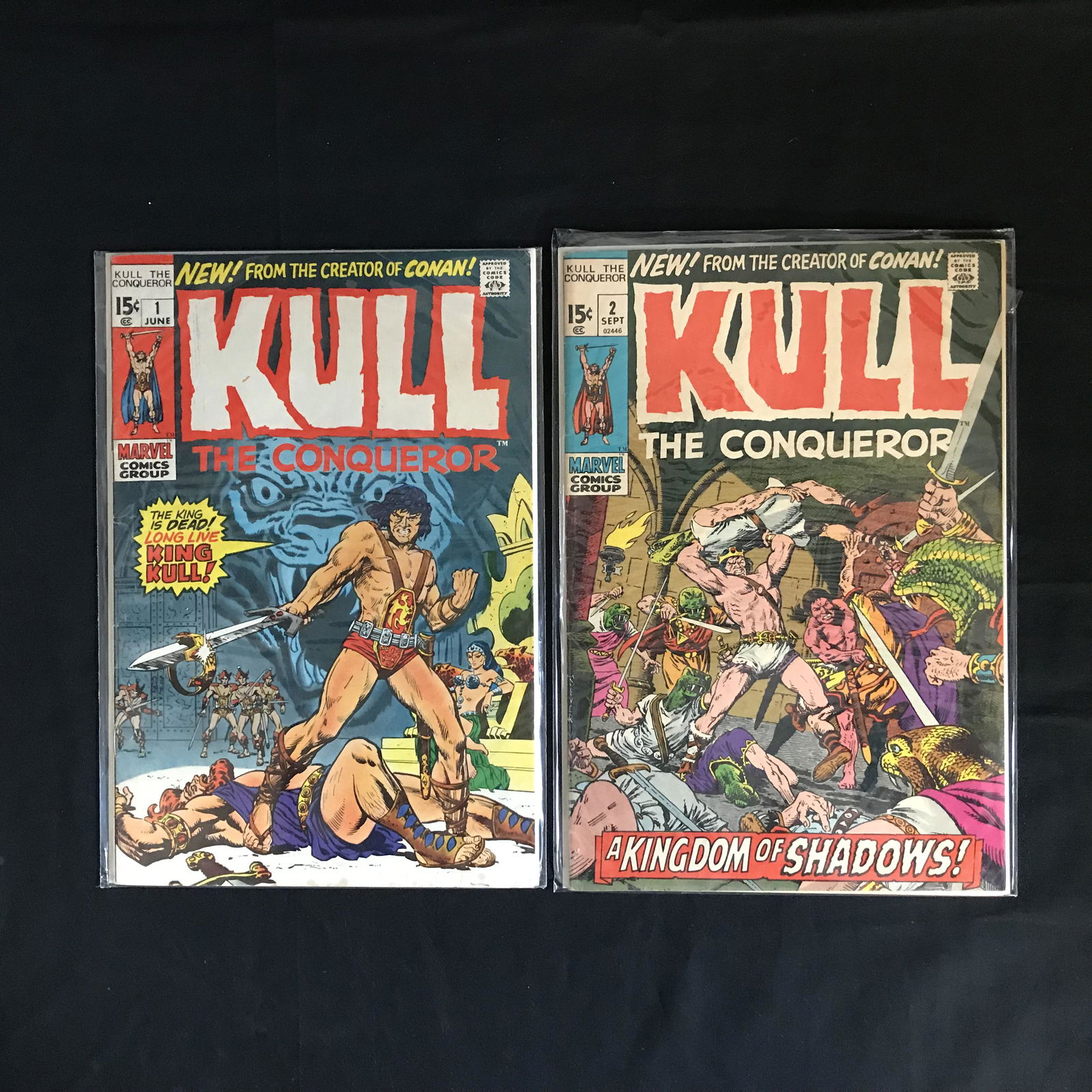 KULL THE CONQUEROR COMIC BOOK LOT (MARVEL COMICS) (1 of 2)