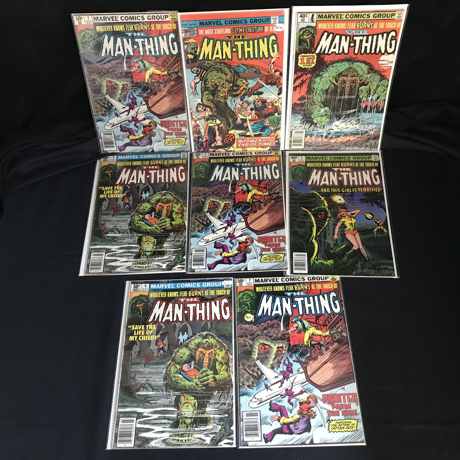 THE MAN-THING COMIC BOOK LOT (MARVEL COMICS) (1 of 2)