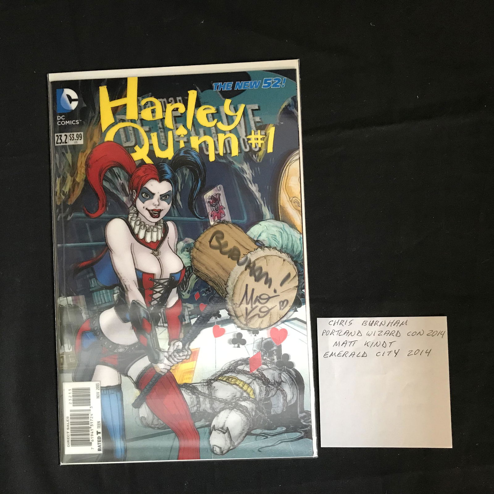 HARLEY QUINN #1 (DC COMICS) signed by Chris Burnham & (1 of 2)